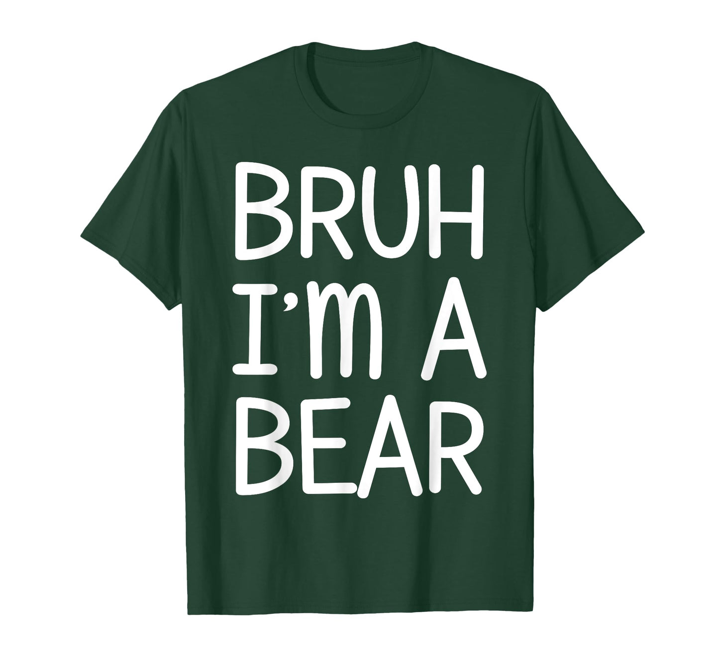 Pretend I'm A Bear Funny Lazy Halloween Costume Party T-Shirt