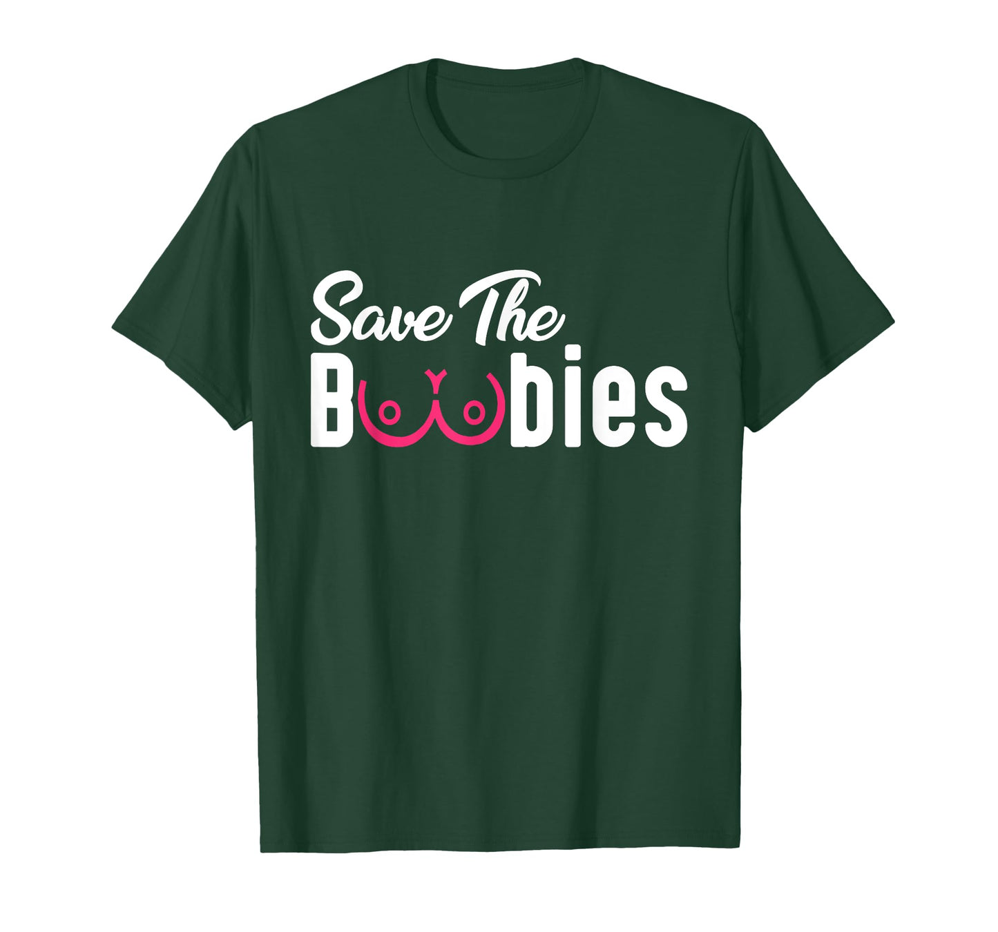 Save The Boobies Funny Breast Cancer Awareness T-Shirt