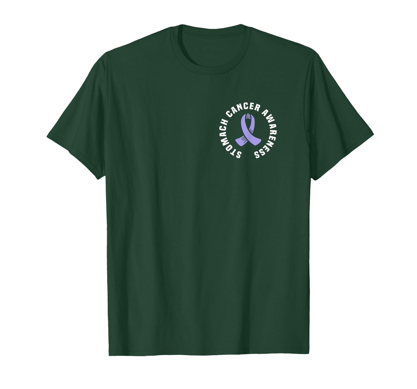 Support Stomach Cancer Awareness Periwinkle Ribbon T-Shirt