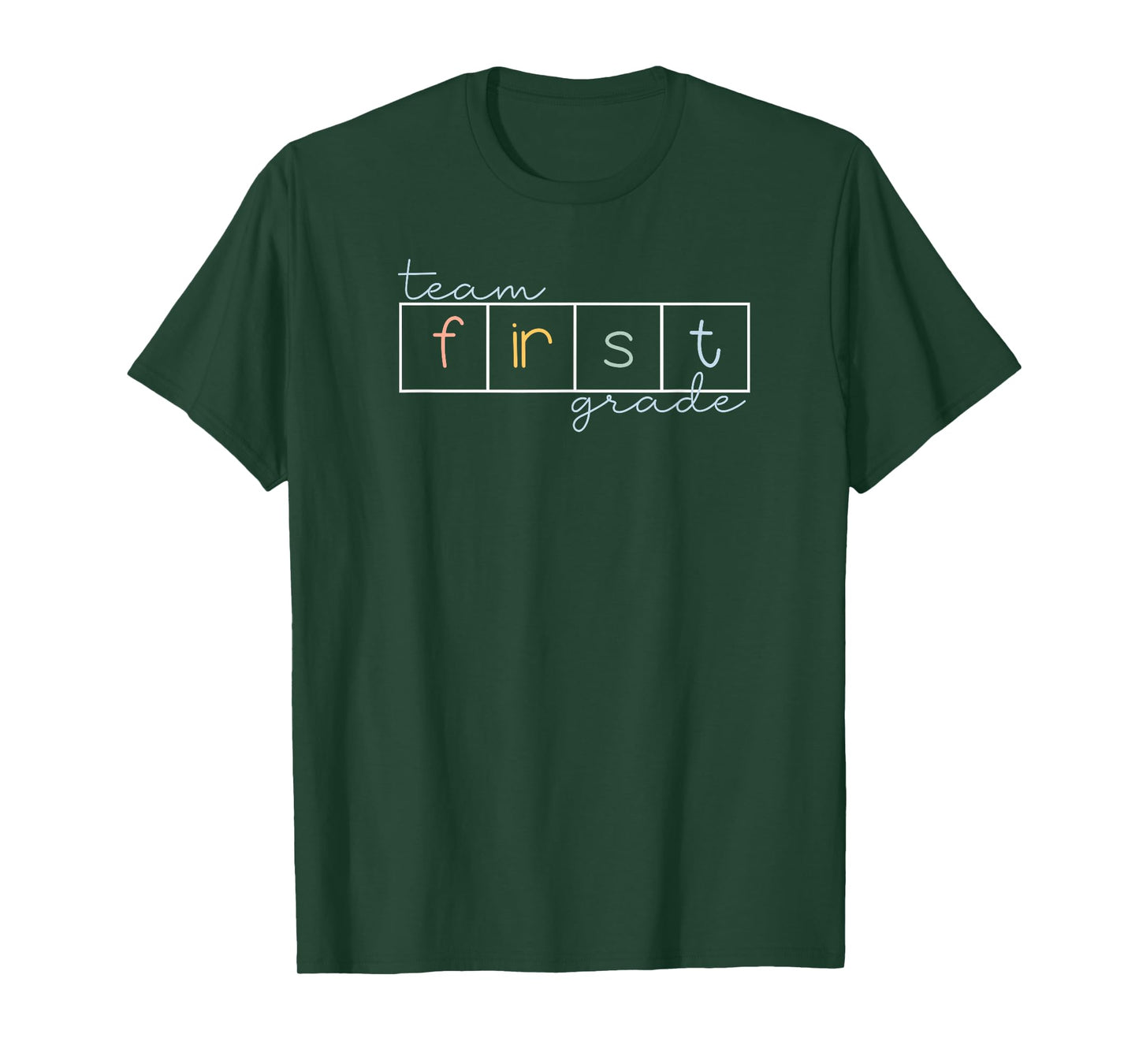 Team First Grade Elkonin Box Science of Reading T-Shirt