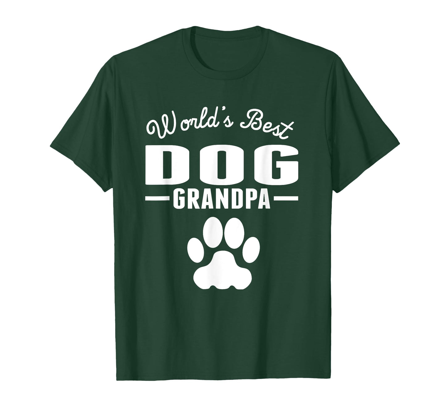 World's Best Dog Grandpa T-Shirt Men Women Girls Kids T-Shirt