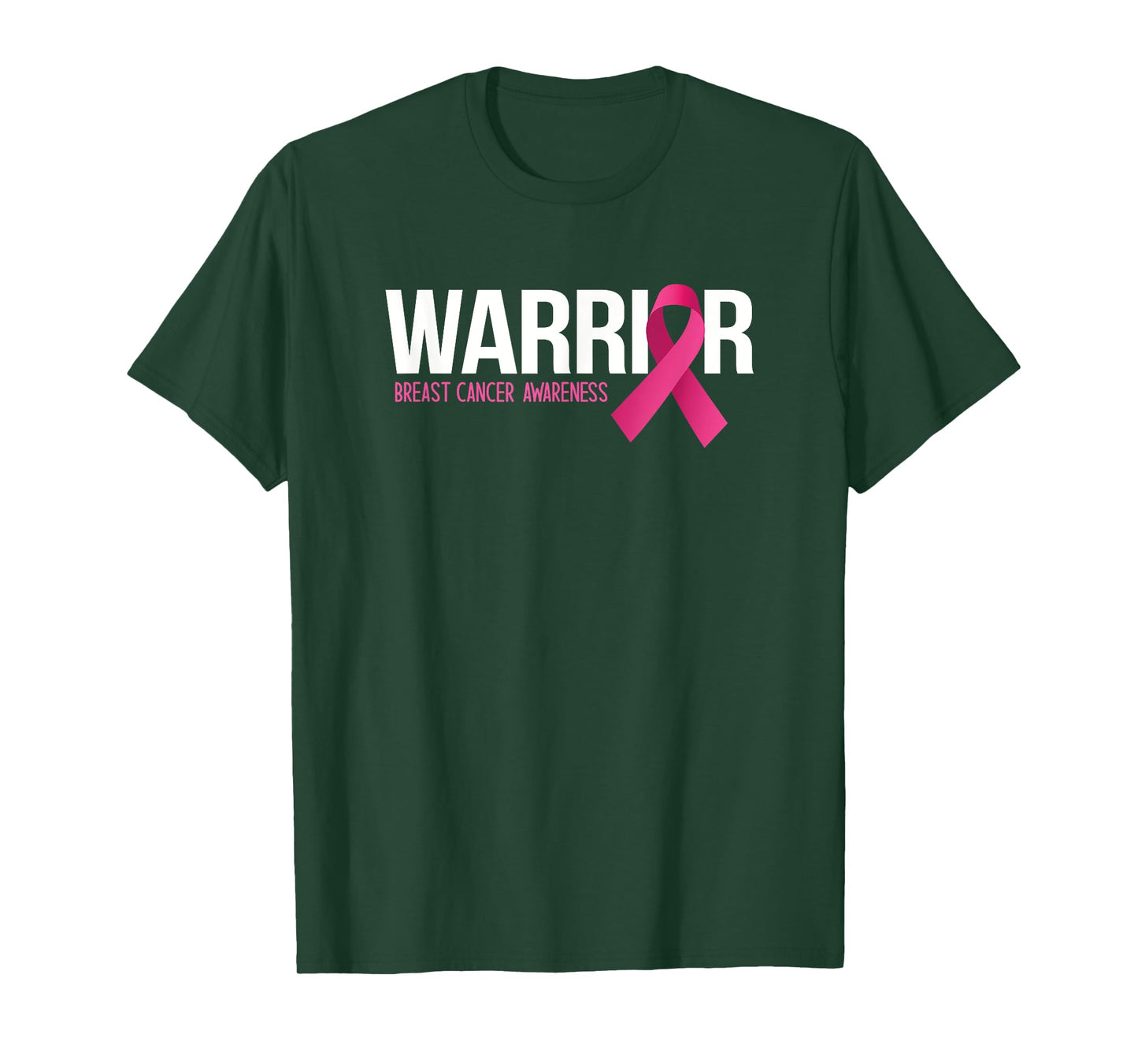 Warrior Breast Cancer Awareness Month Pink Ribbon Fighter T-Shirt