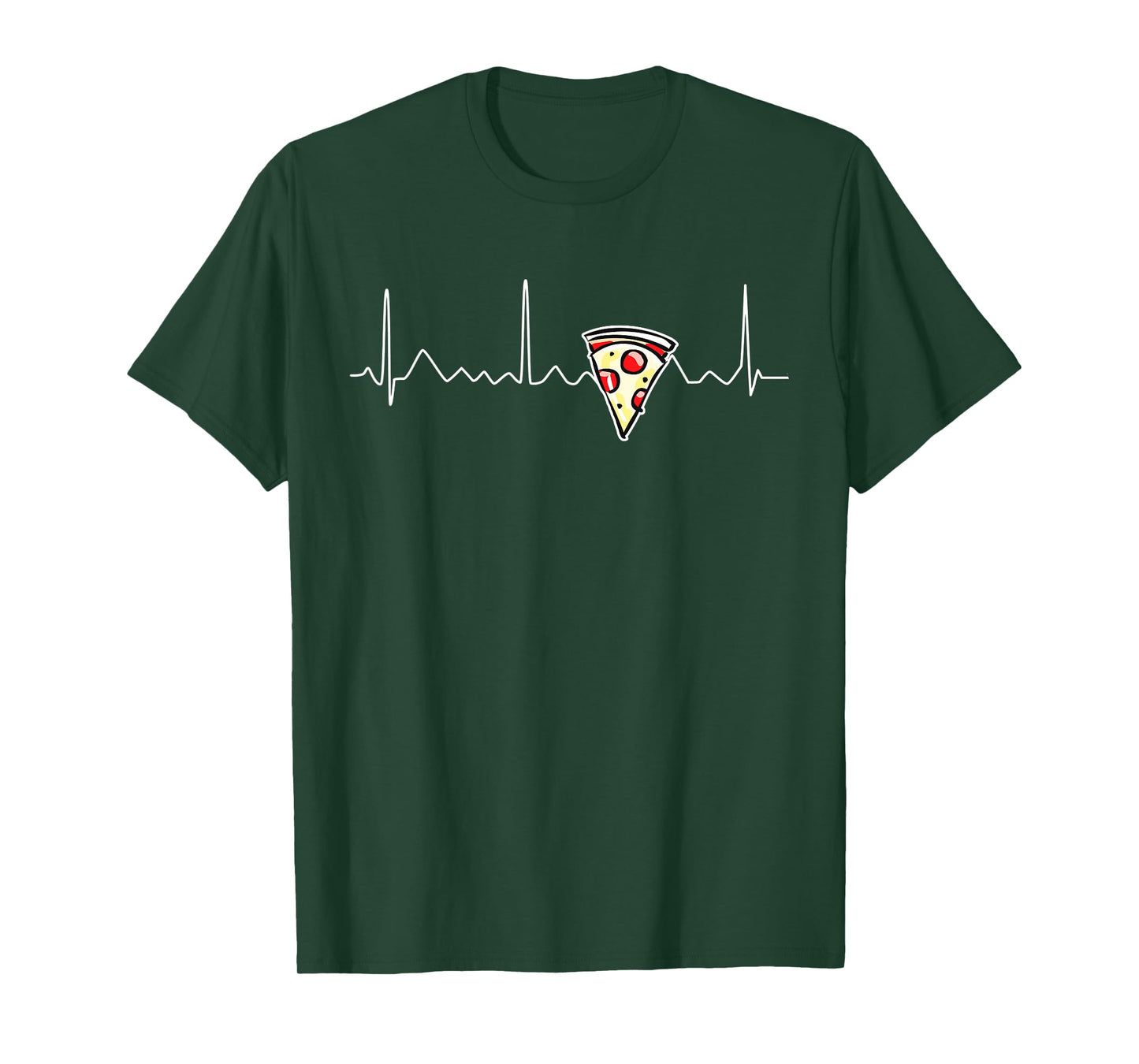 Funny Pizza Heartbeat - Funny Gift For Pizza Lovers T-Shirt