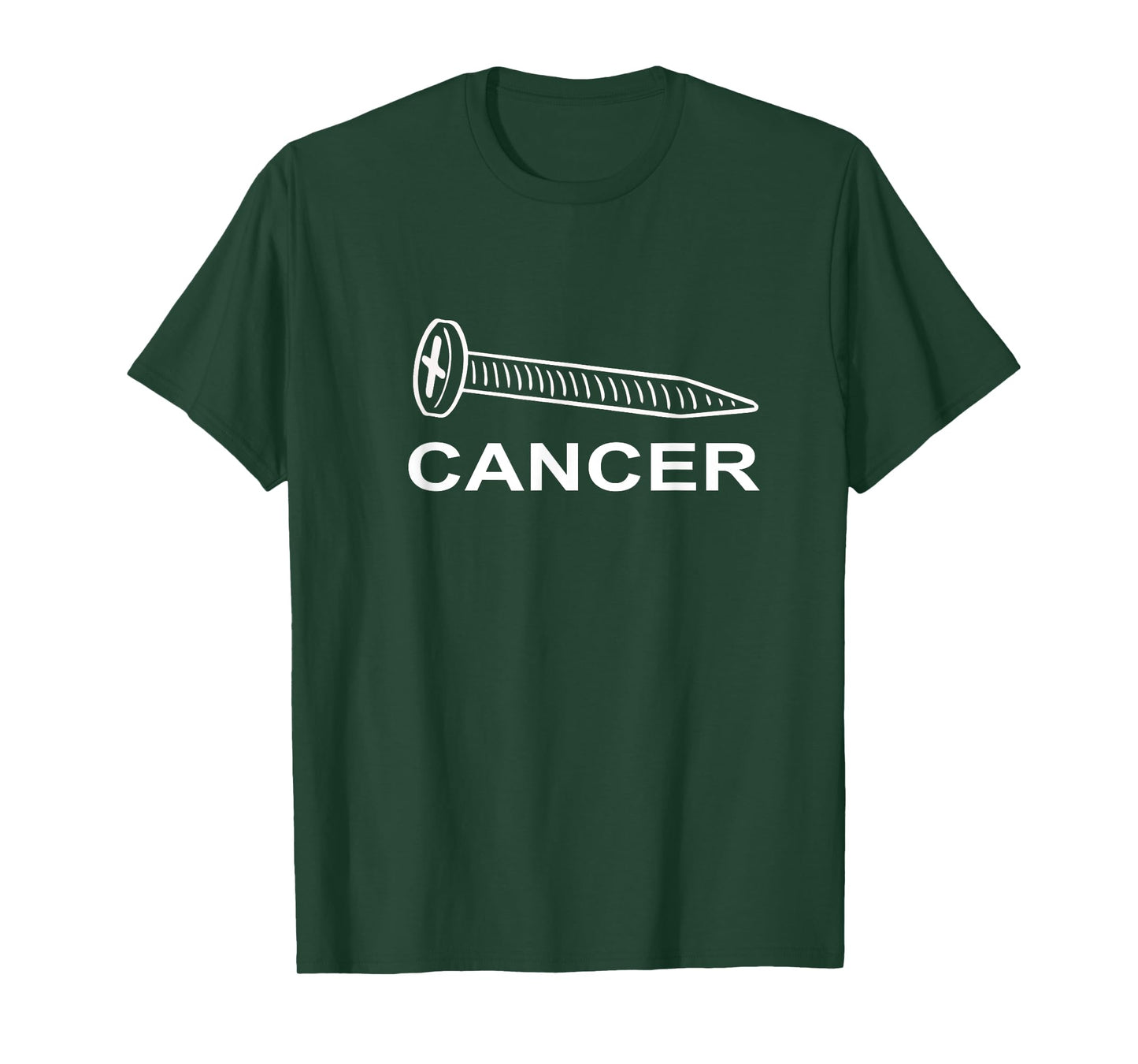 Screw Cancer Support Cancer Awareness T-Shirt