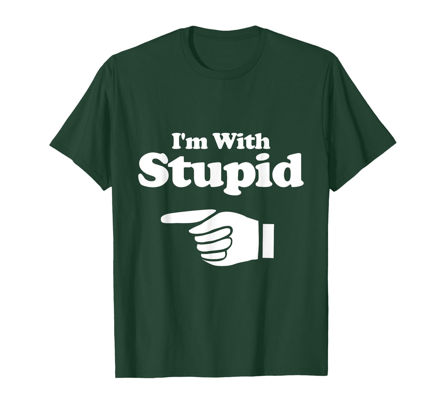 I'm With Stupid Shirt Pair, Couple, Brother Sister Funny Tee T-Shirt