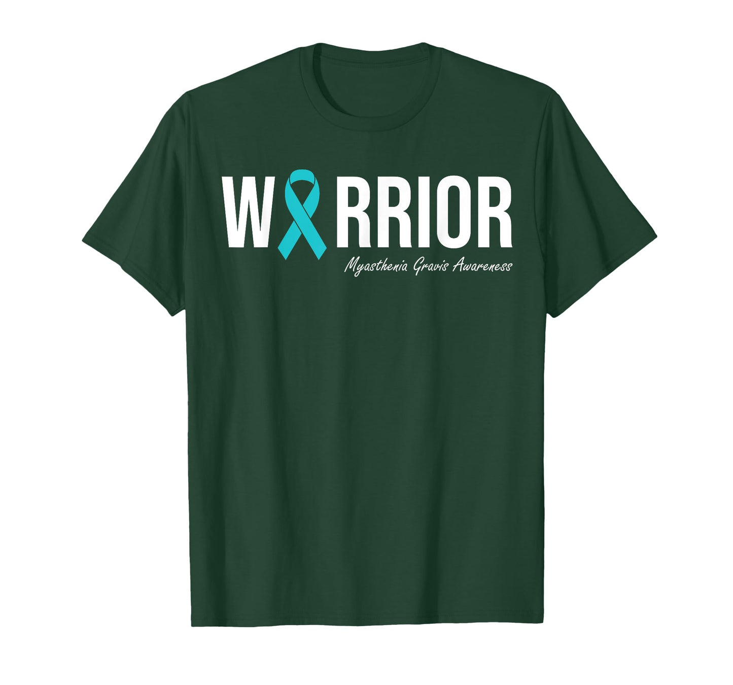 Myasthenia Gravis Awareness Teal Ribbon T-Shirt