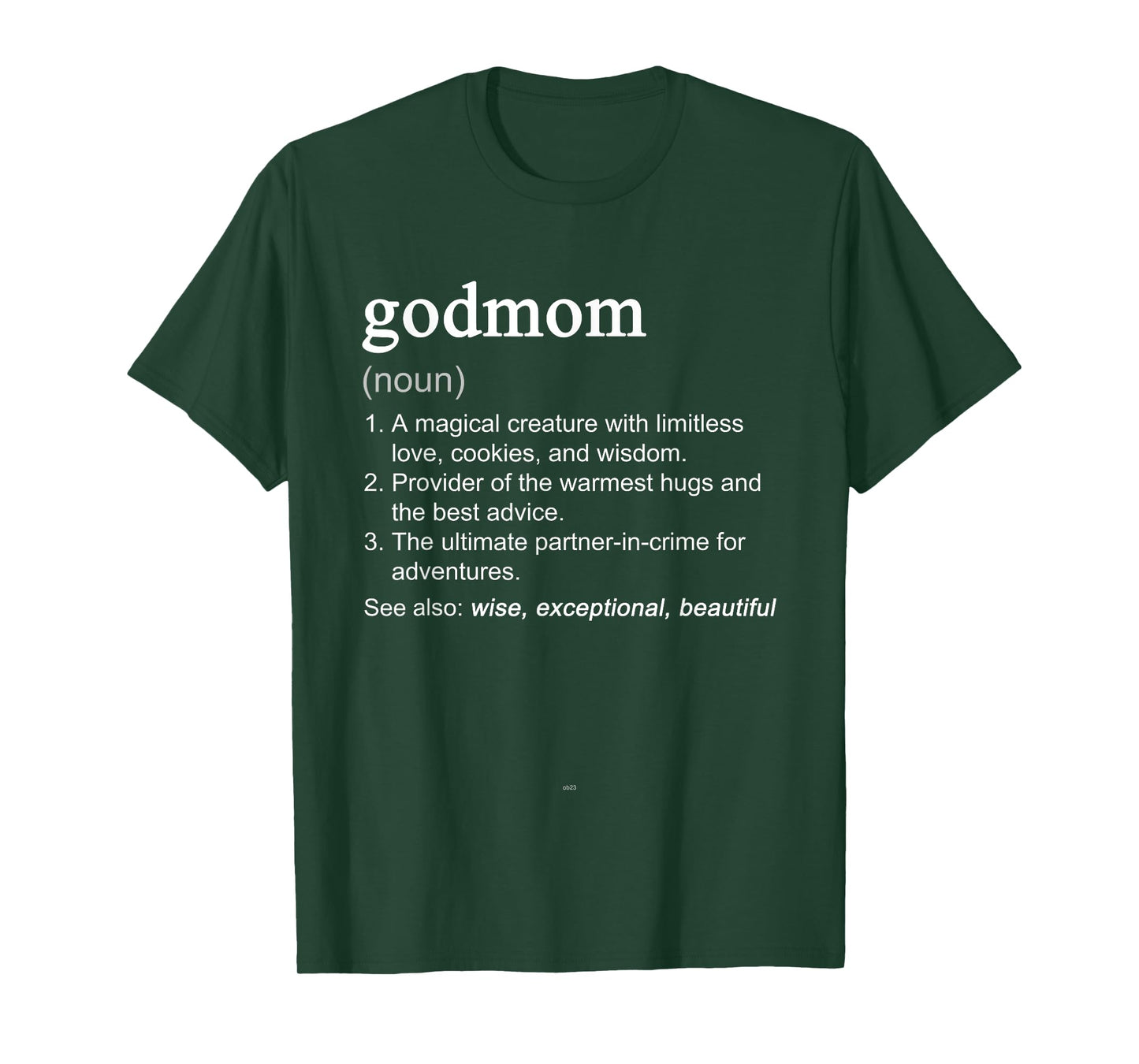 Godmom Definition Funny Mother's Day T-Shirt
