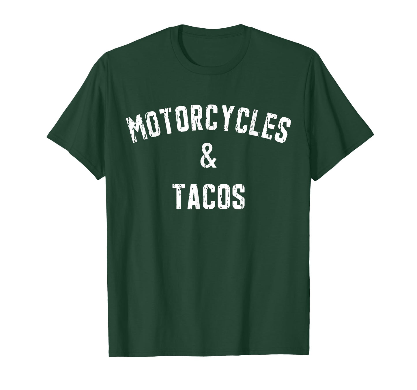 Motorcycles And Tacos T-Shirt For Biker And Taco Lover Tee T-Shirt