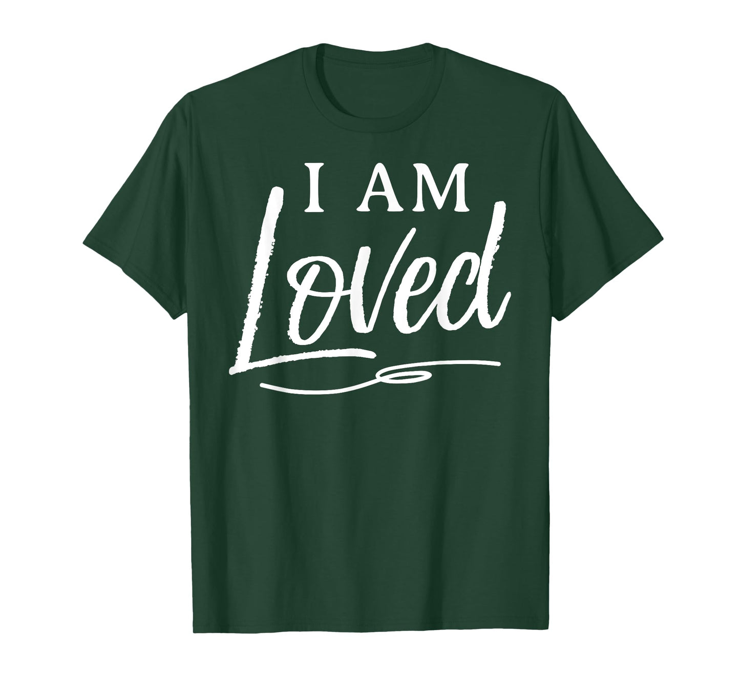 I am loved t-shirt Love shirt for women. Love hearts! T-Shirt