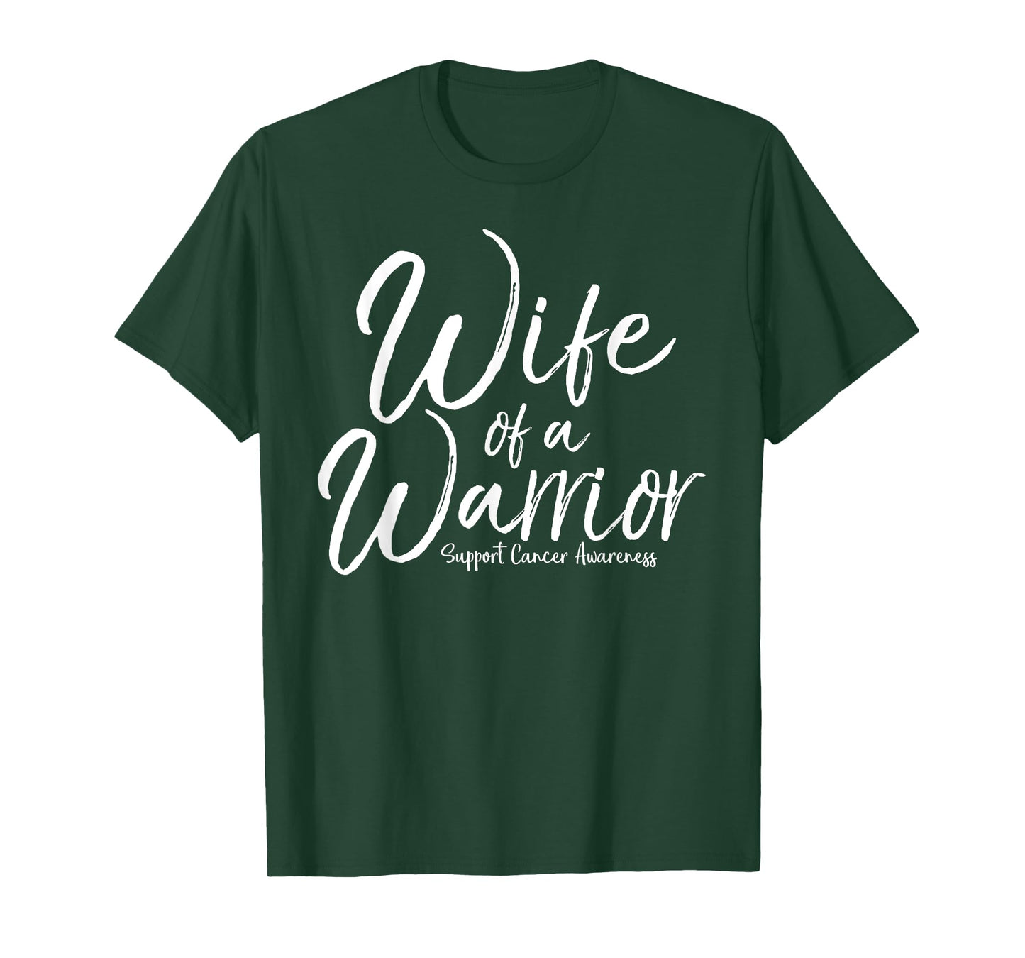 Awareness Cancer Support Gift for Husband Wife of a Warrior T-Shirt