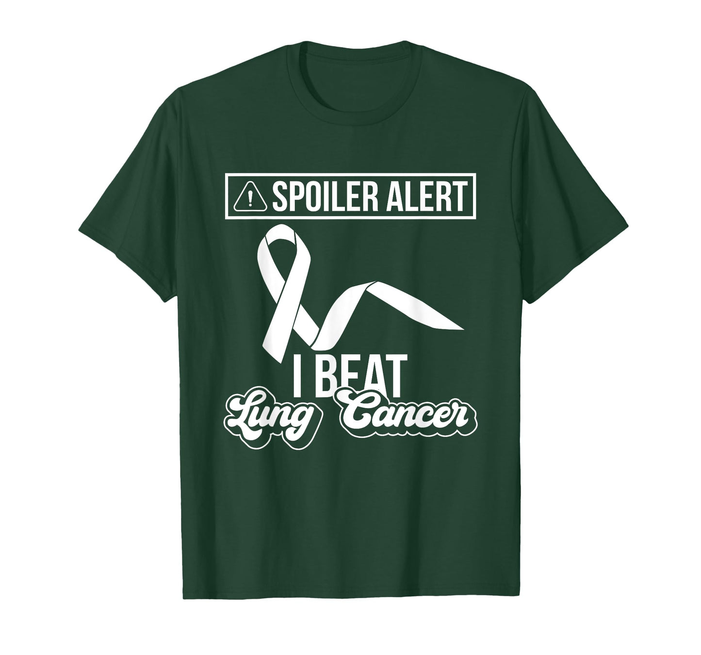 Spoiler Alert - I Beat Lung Cancer - Lung Cancer Free T-Shirt