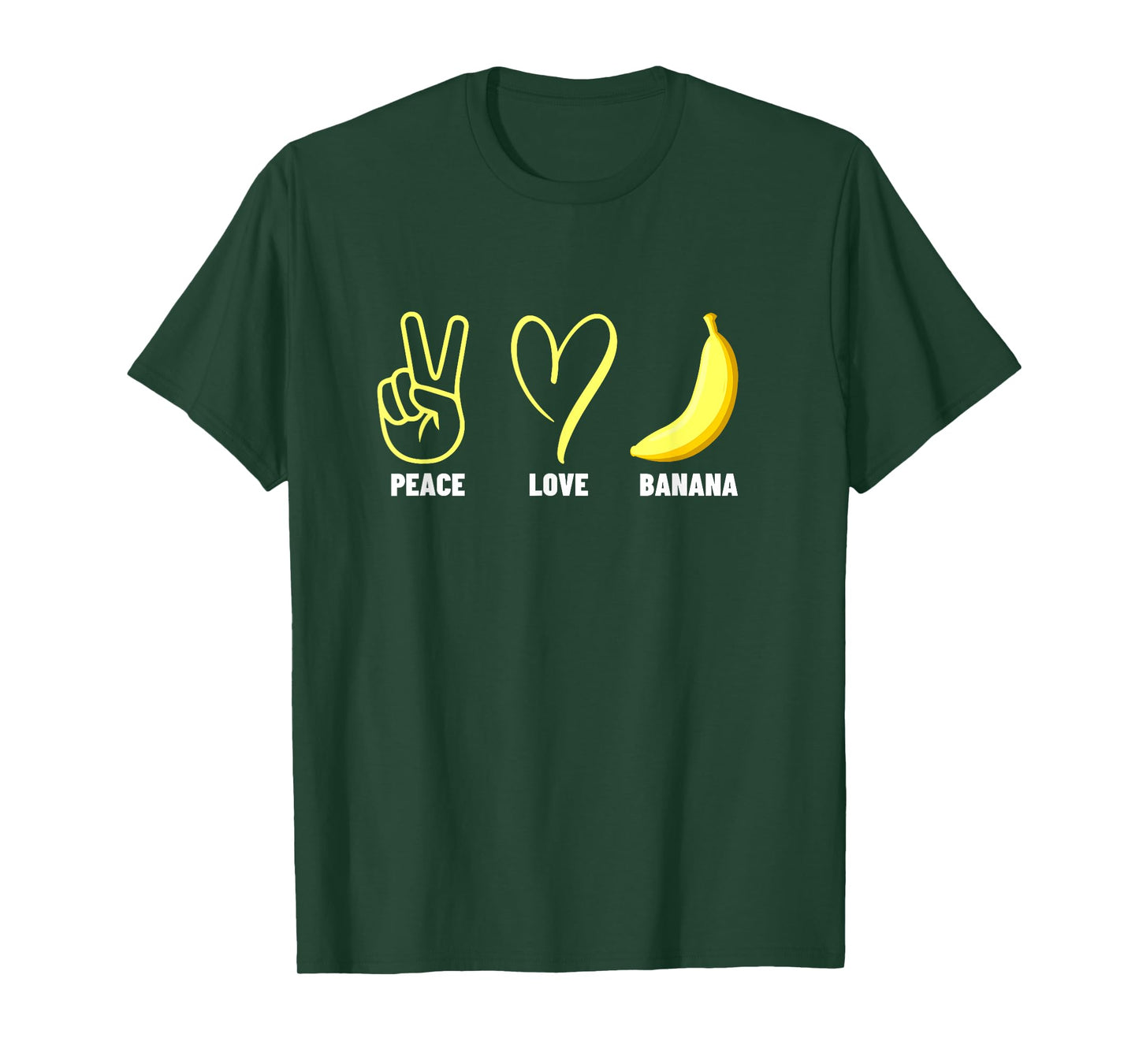 Bananas Lover Peace Love Banana T-Shirt