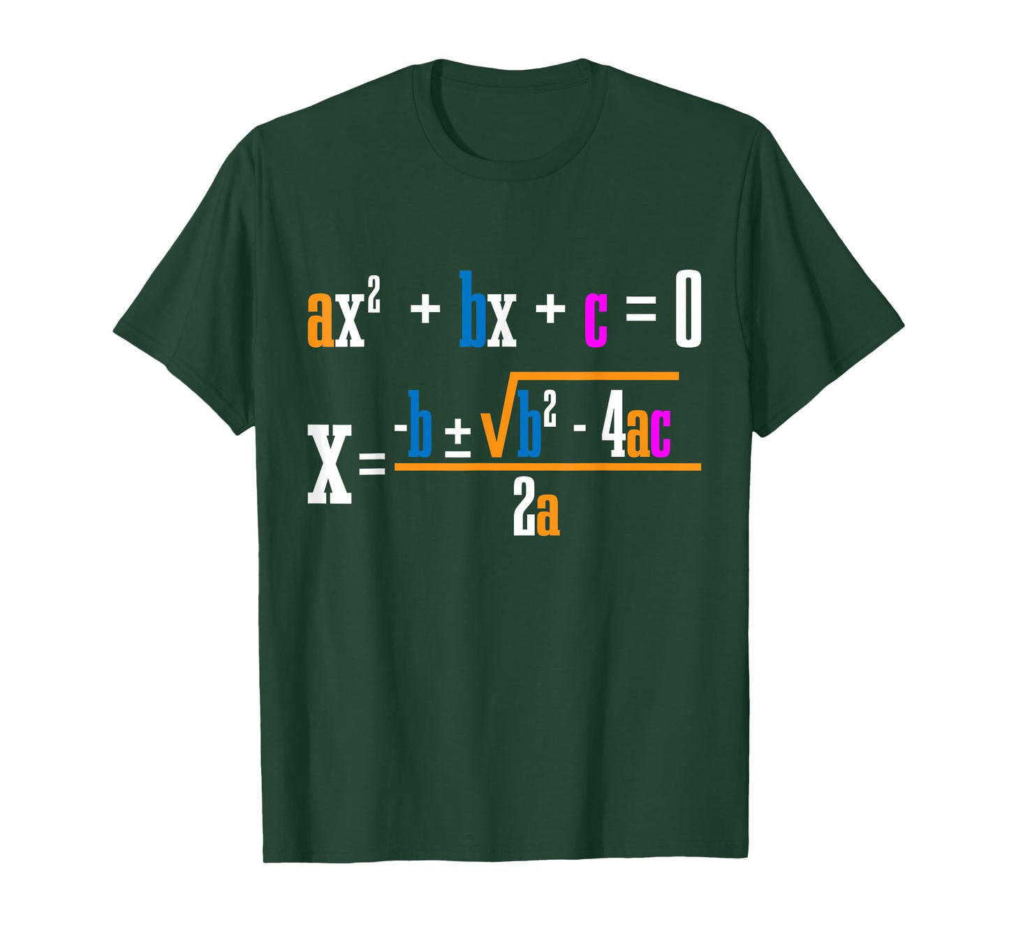 Quadratic Formula For Math Class ------ T-Shirt