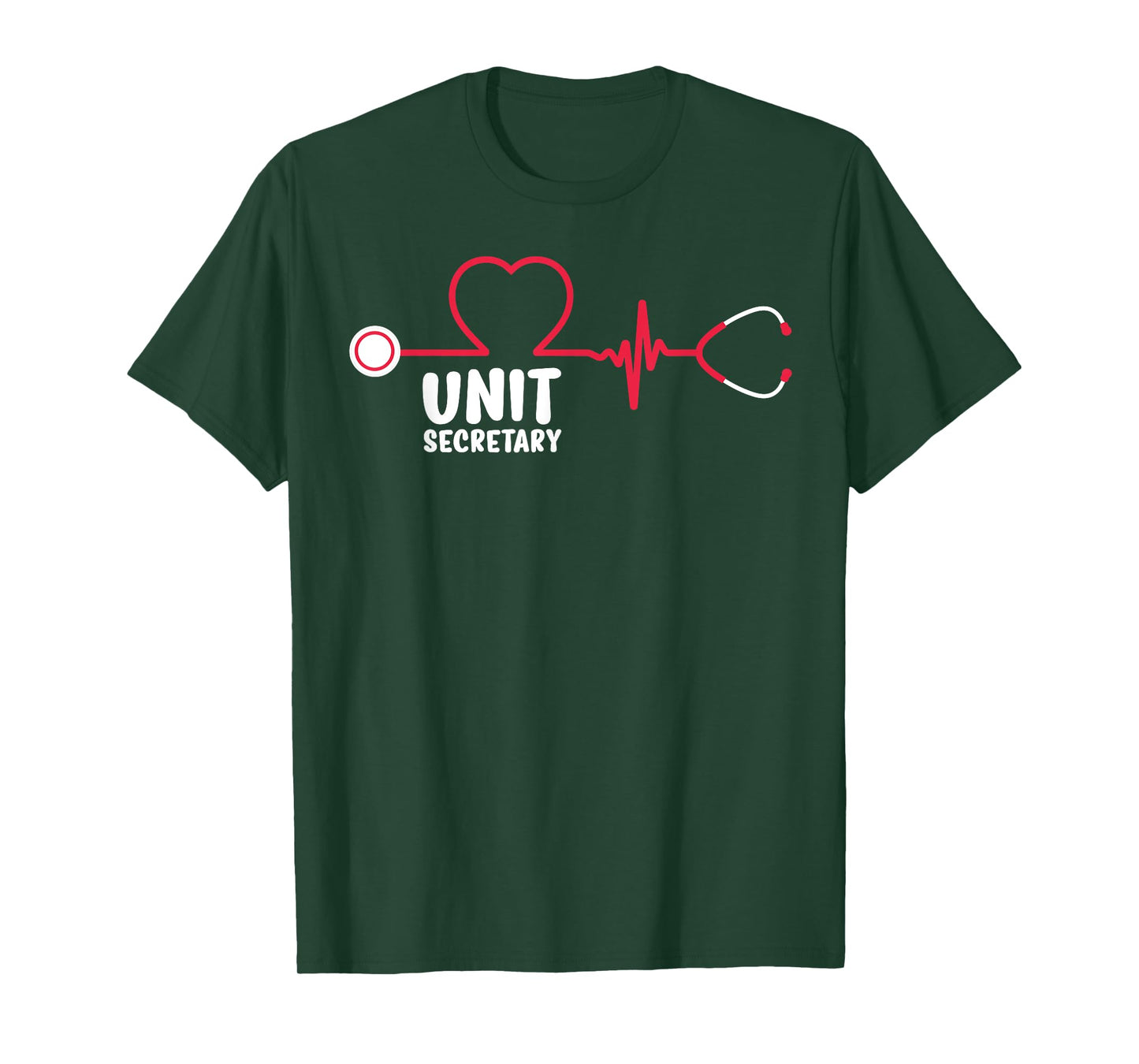 Unit Secretary Heartbeat Unit Secretaries T-Shirt
