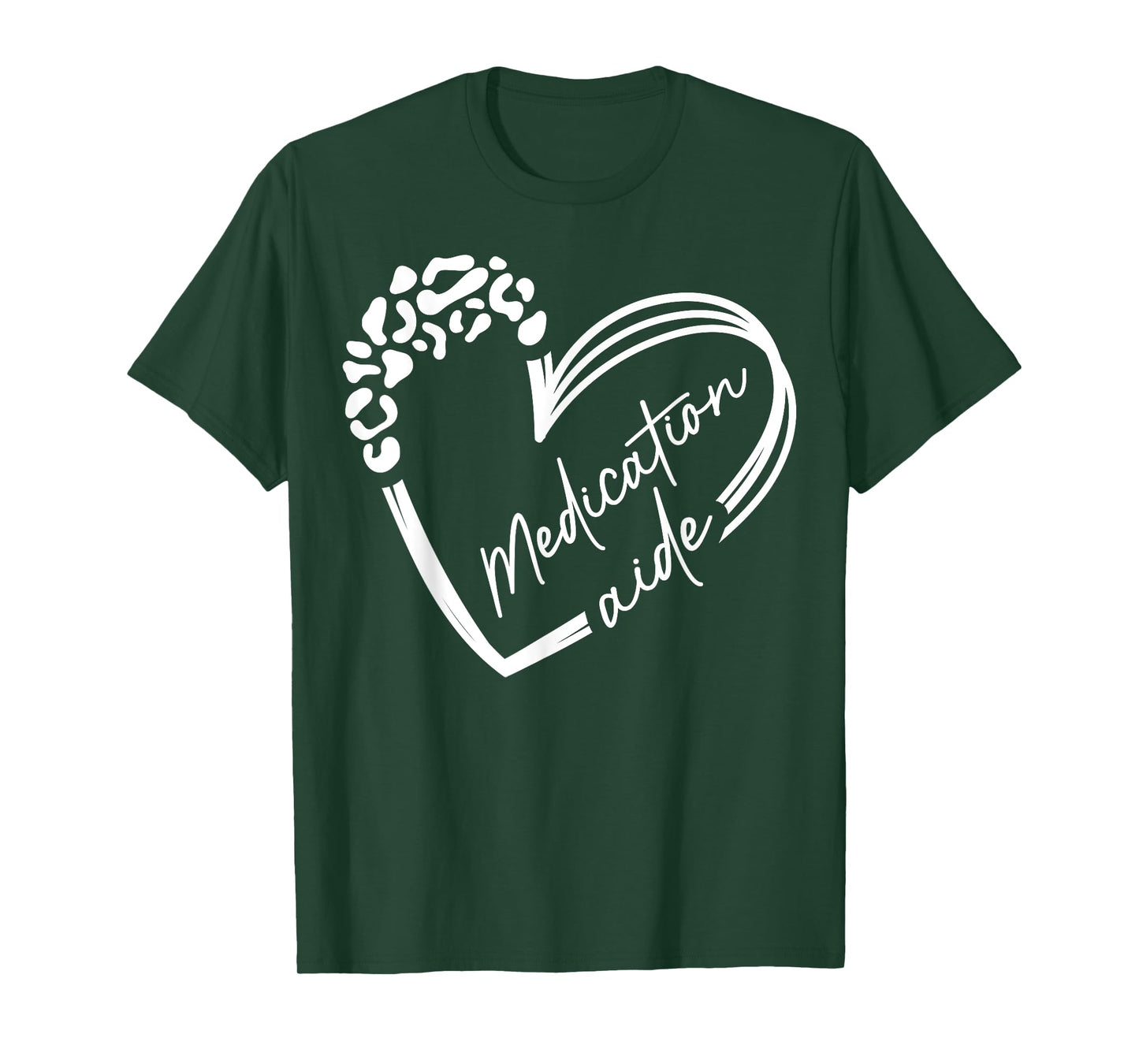 Medication Aide Heart T-Shirt