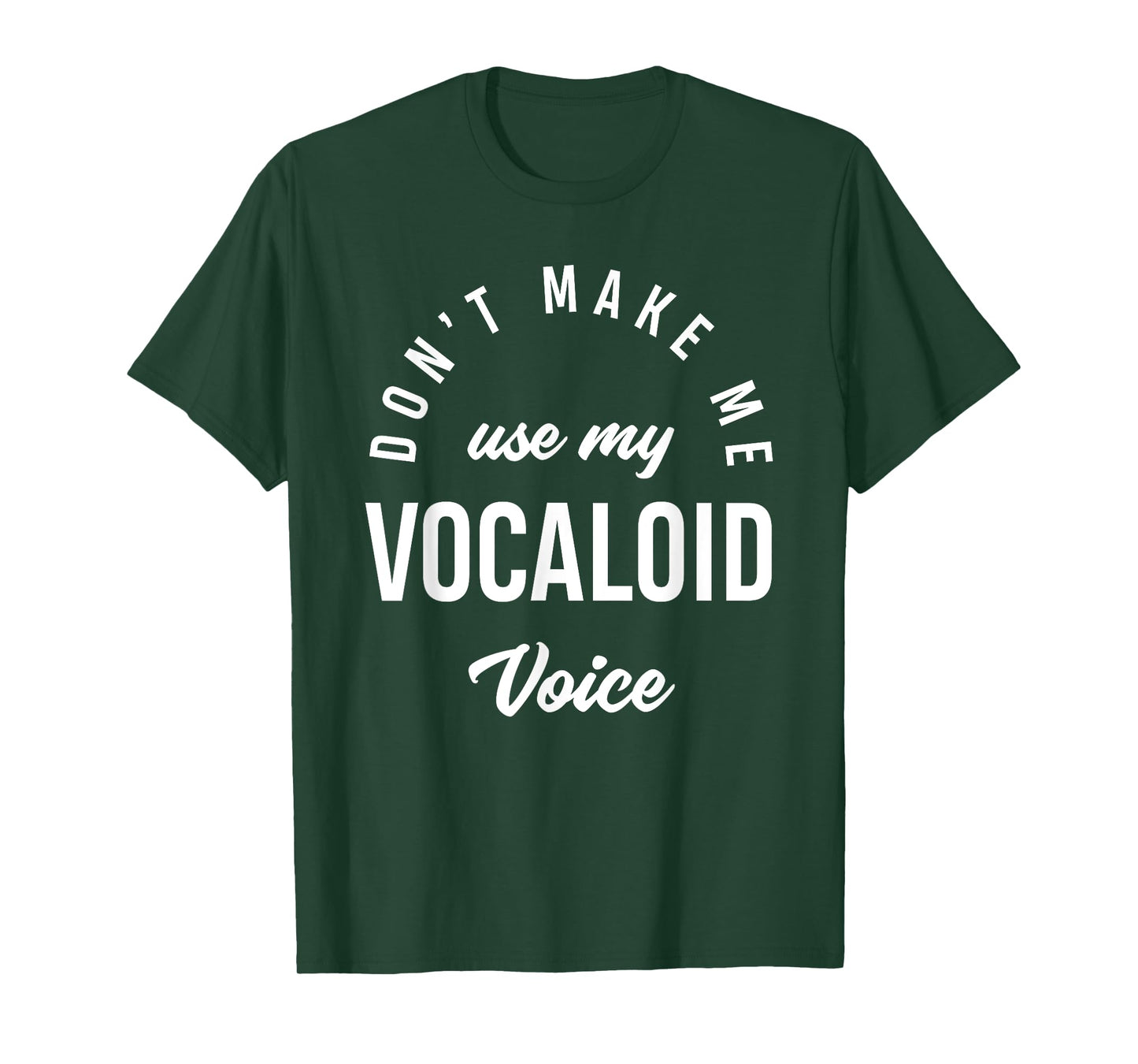 Vocaloid Voice Vocal Music Teacher Singer Funny Singing T-Shirt
