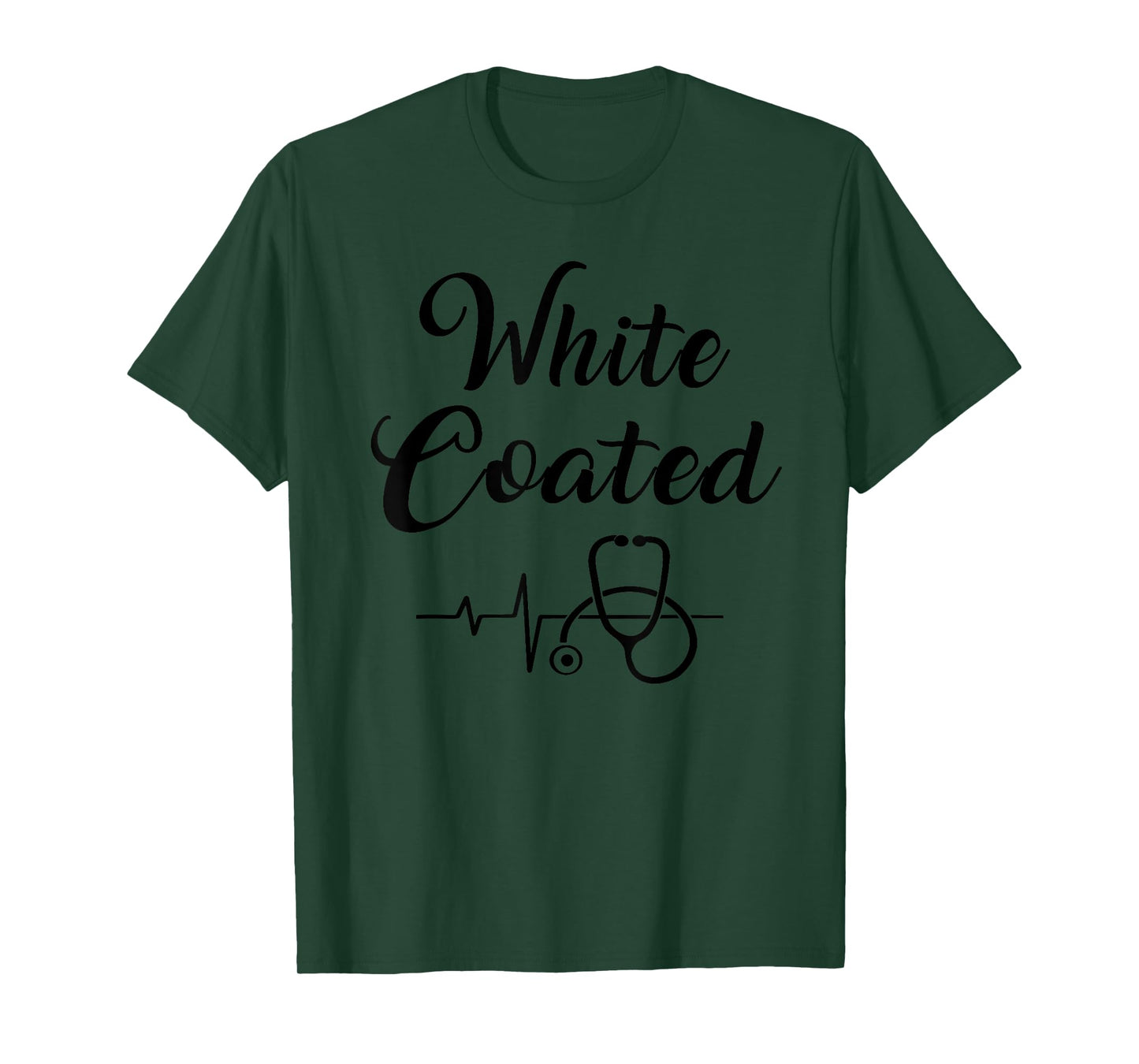 White Coated Pharmacy PA Vet Med Student White Coat Ceremony T-Shirt