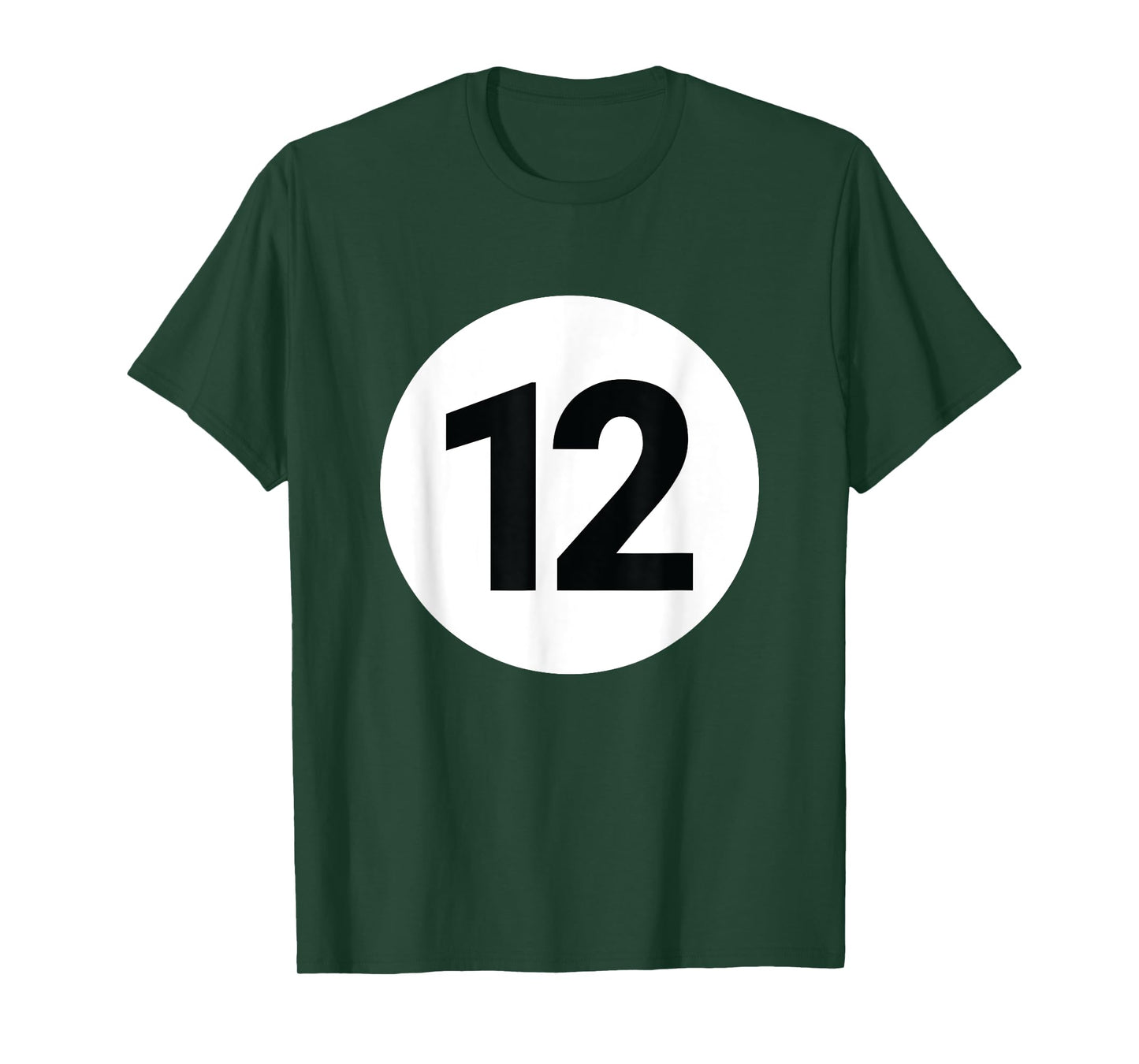 8 Pool Ball 12 Billiards Costume Halloween Group Matching T-Shirt