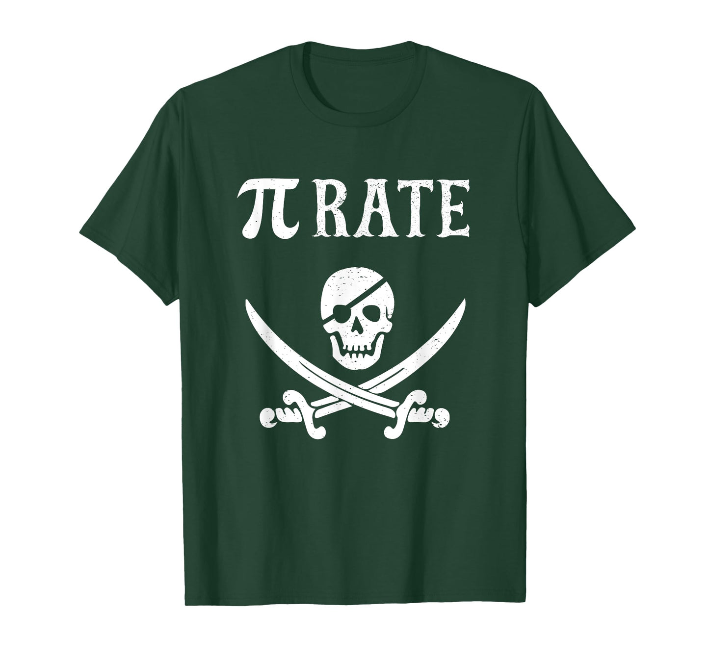 Funny Pi Day Pi Rate Pirate For Teachers Men Women Girls Kids T-Shirt