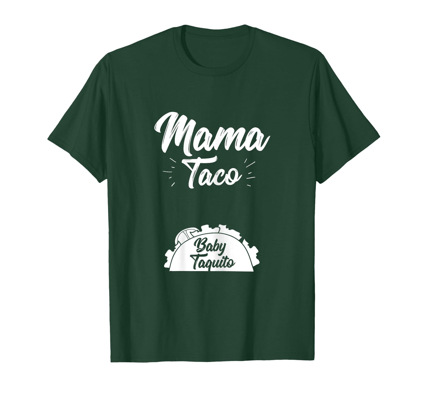 Funny Mama Taco Baby Taquito Pregnancy Announcement T-Shirt