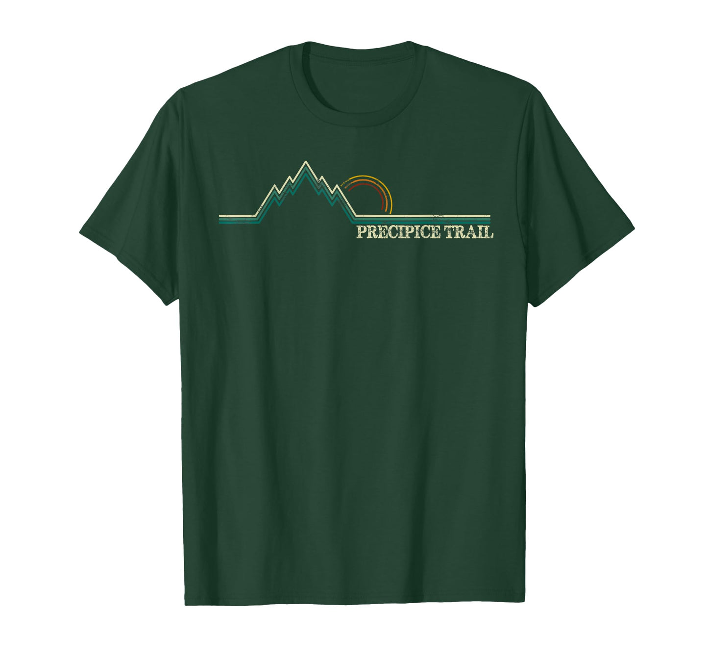 Retro Precipice Trail Acadia National Park Maine T-Shirt