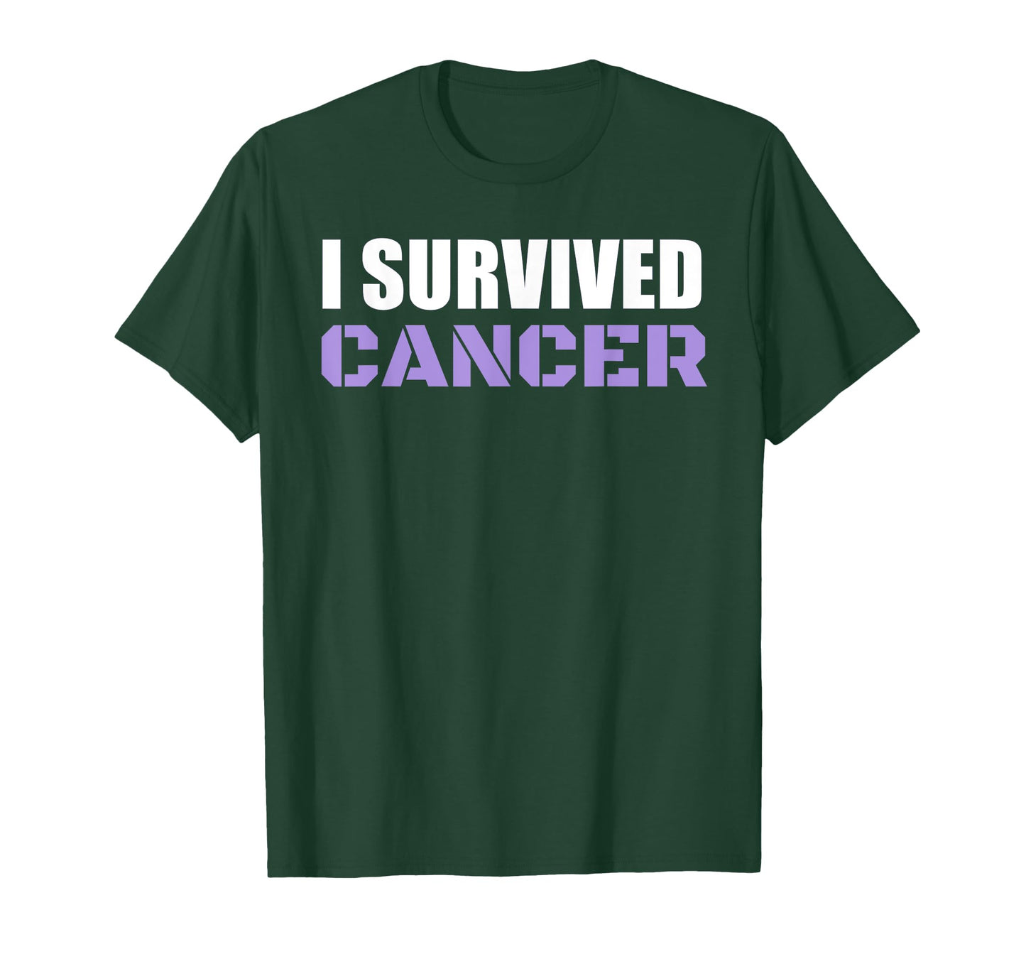 Lavender Cancer Awareness Shirt for All Cancers | I Survived