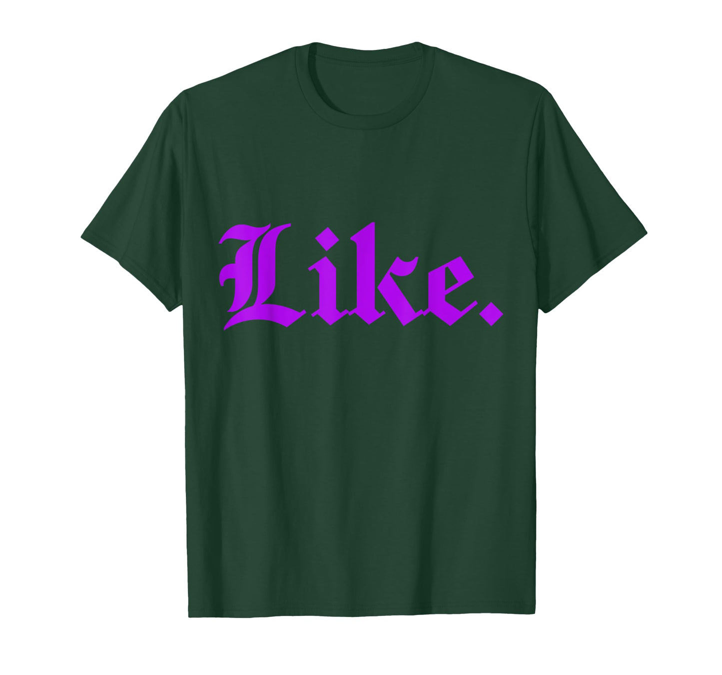 Purple Like Purple Graphic Tee T-Shirt