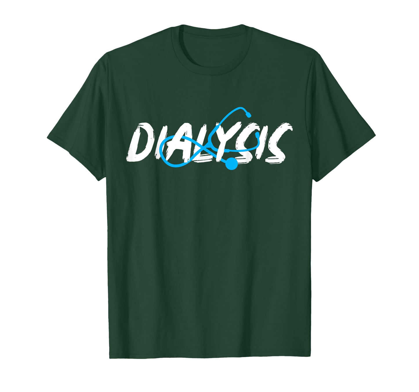 Dialysis Nephrology Technician Nurse Gifts Women's Black Crew Neck Modern T-Shirt