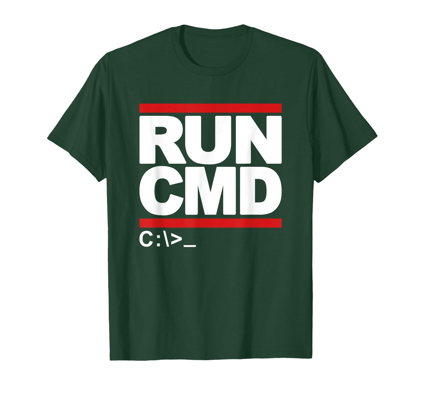 Funny Run CMD Programming Coding T-Shirt