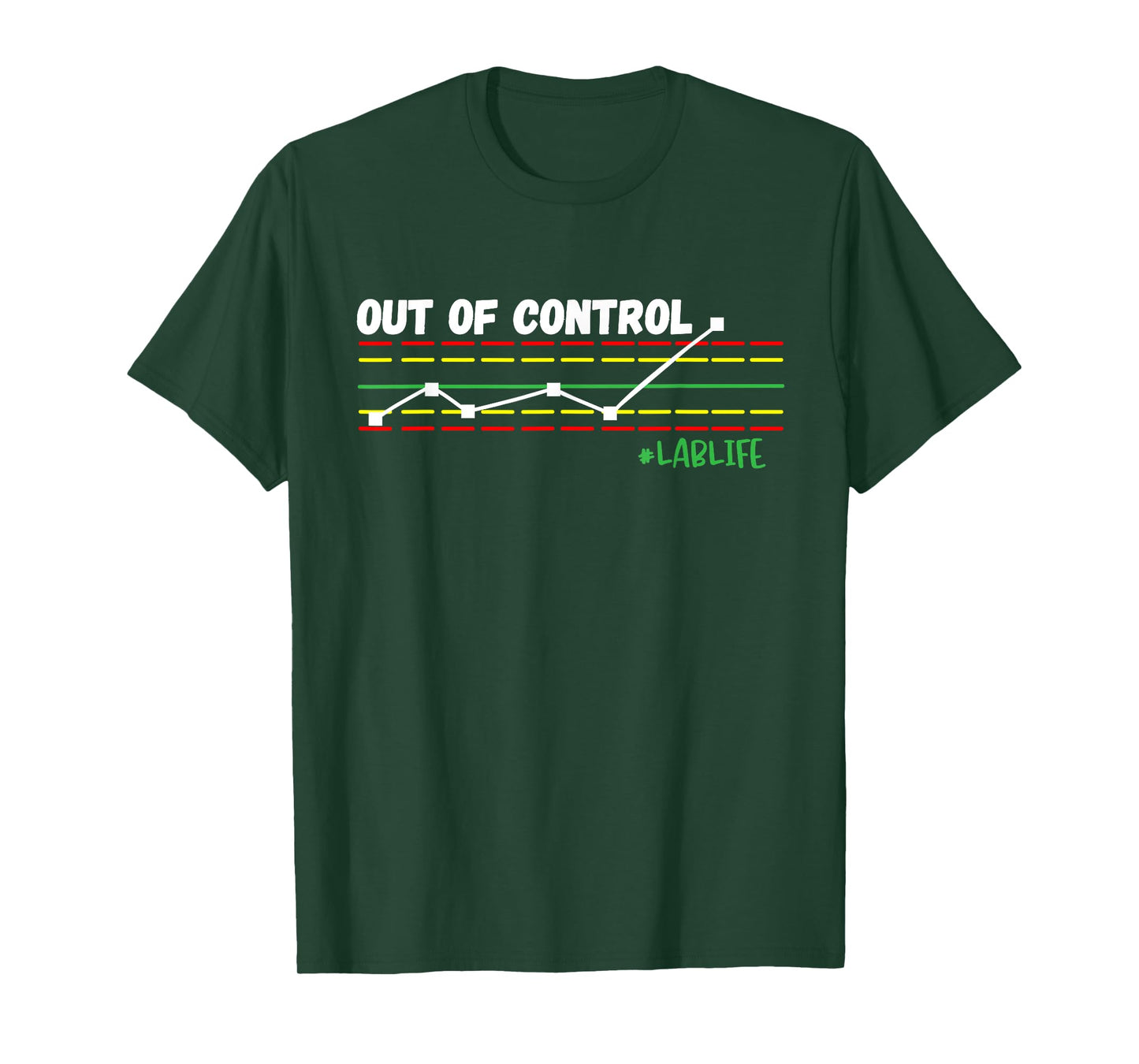 Funny Scientist, Chemistry Lover, Lab Tech, QC Chart T-Shirt