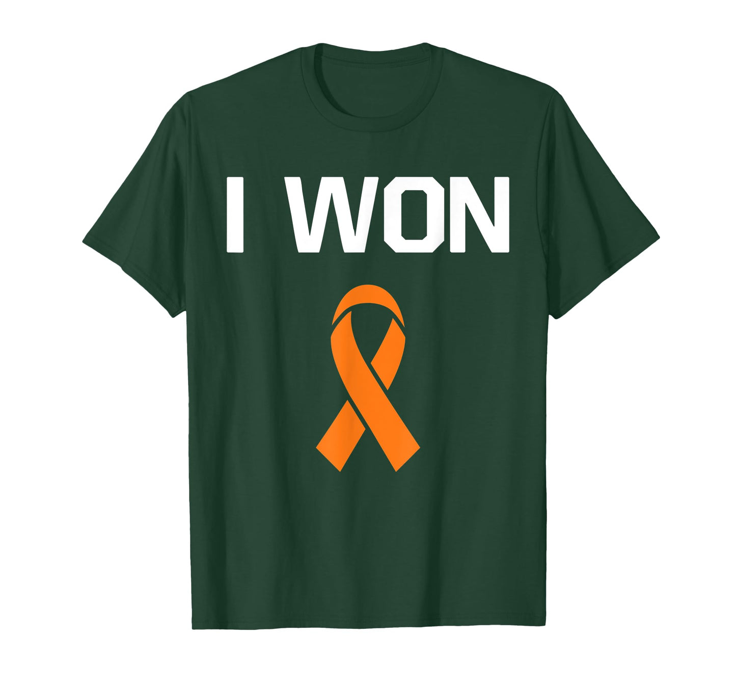 I Won - Fighter Warrior Leukemia Cancer Awareness T-Shirt
