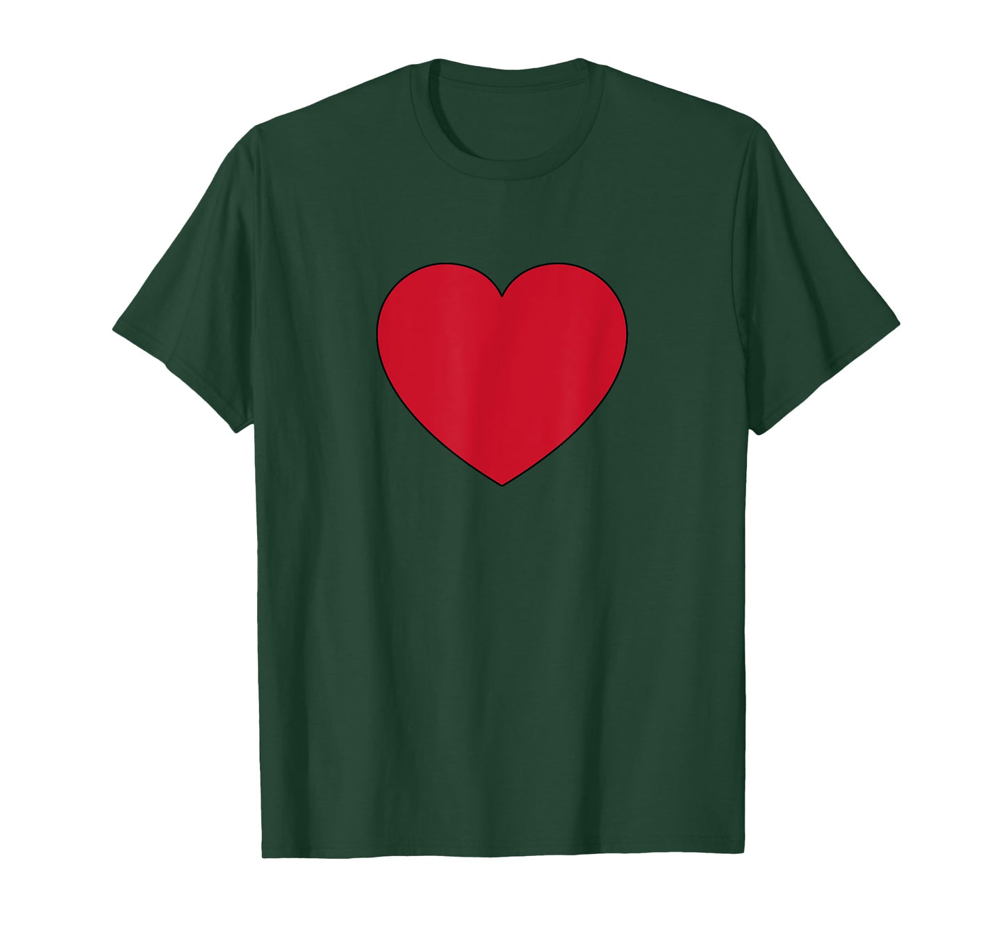 Big Red Heart Appreciation For Healthcare Workers T-Shirt