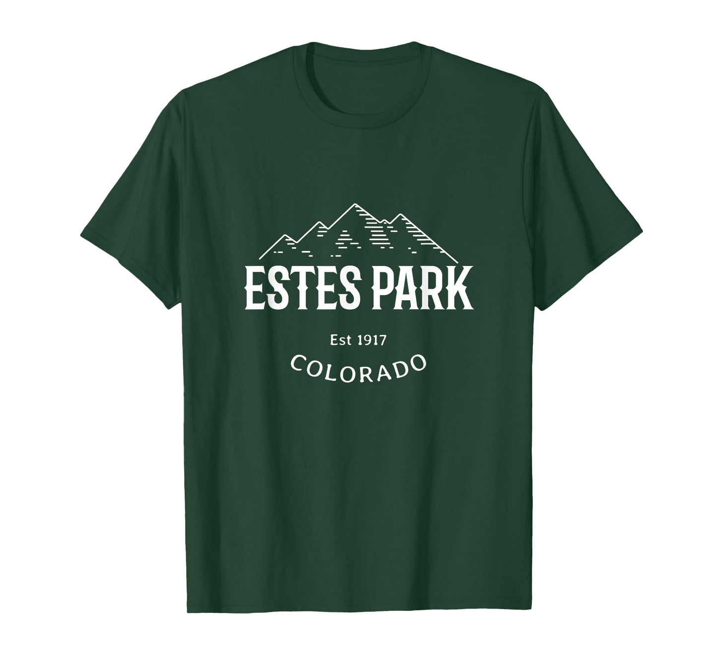 Original Estes Park Colorado Rocky Mountains Graphic Design T-Shirt