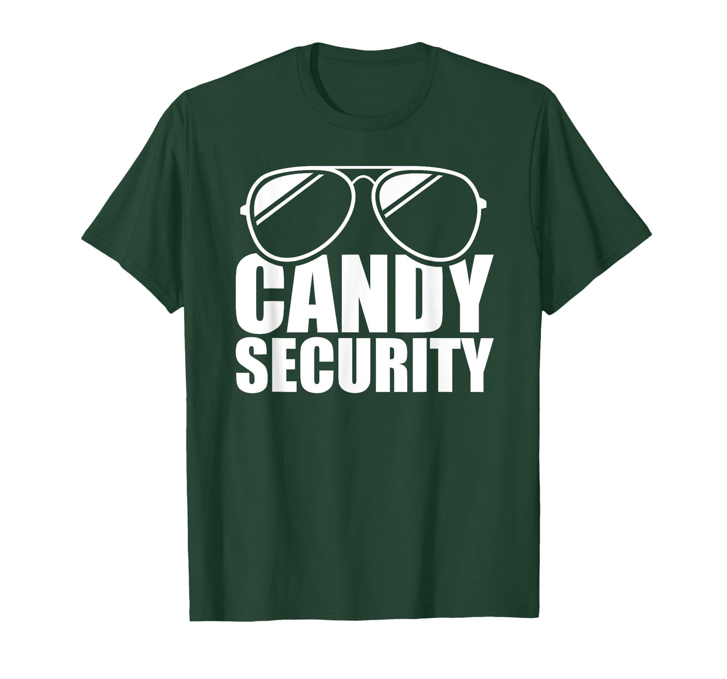 Candy Security Funny Easy Halloween Costume Adult T-Shirt
