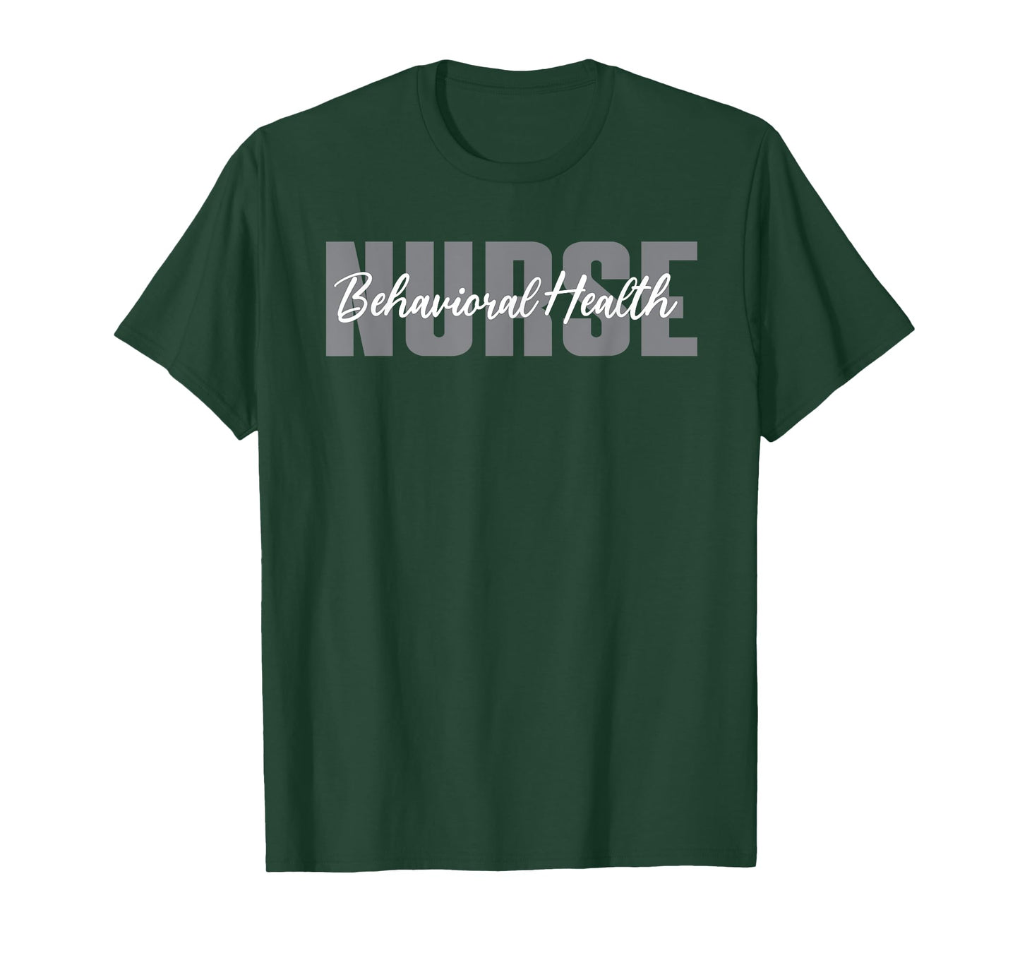 Behavioral Health Nurse Typeset Apparel Mental Health Nurse T-Shirt
