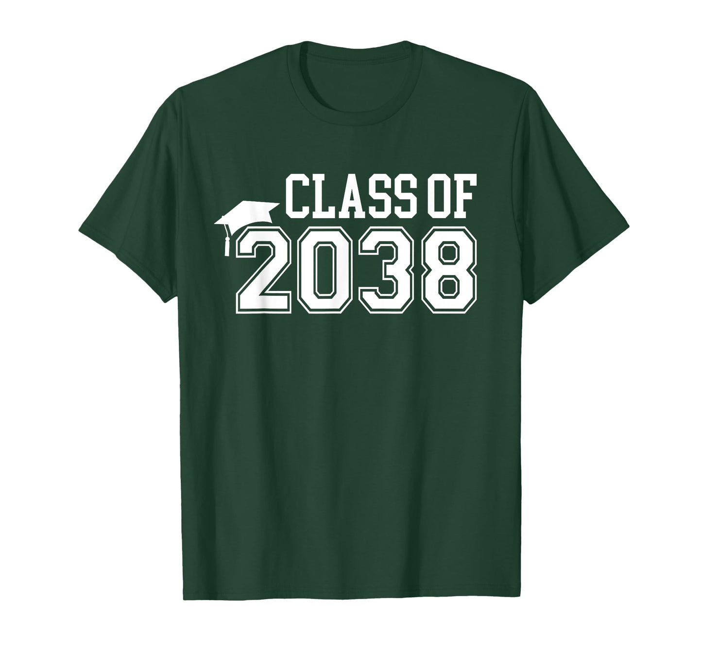 Pre-k Class of 2038 First Day School Grow with Me Graduation T-Shirt