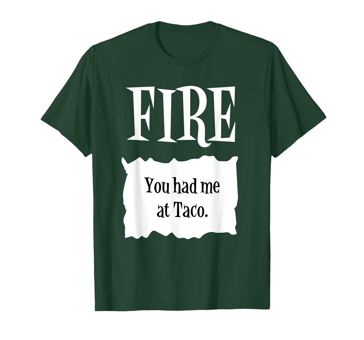 FIRE - Hot Packet Halloween Taco Costume T-Shirt