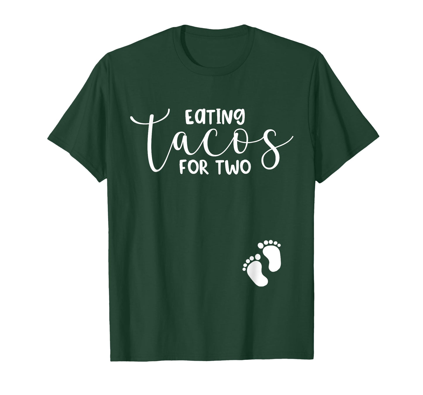 Pregnancy Announcement Shirt Eating Tacos for Two Pregnant T-Shirt