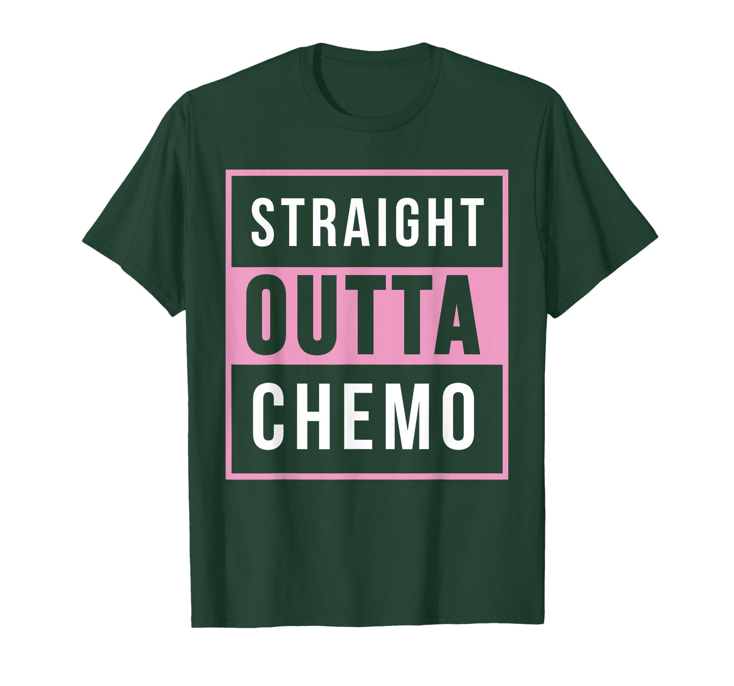 Straight Out Of Chemo Breast Cancer Awareness Shirt