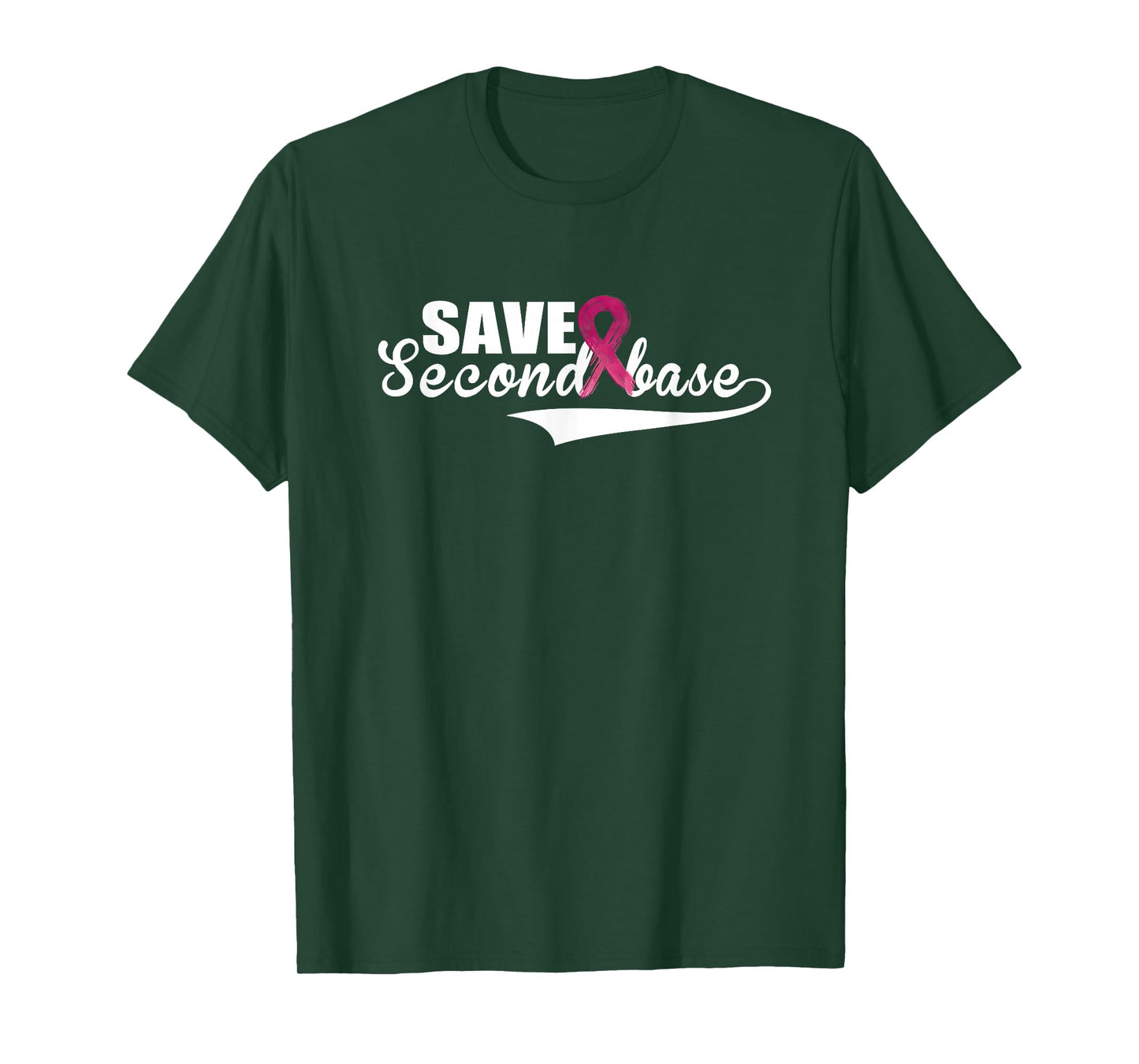 Save Second Base Breast Cancer Awareness Shirt T-Shirt