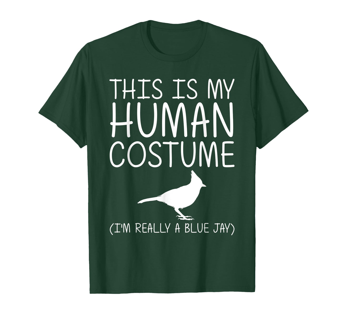 Blue Jay Easy Halloween Human Costume Bird Animal DIY Gift T-Shirt