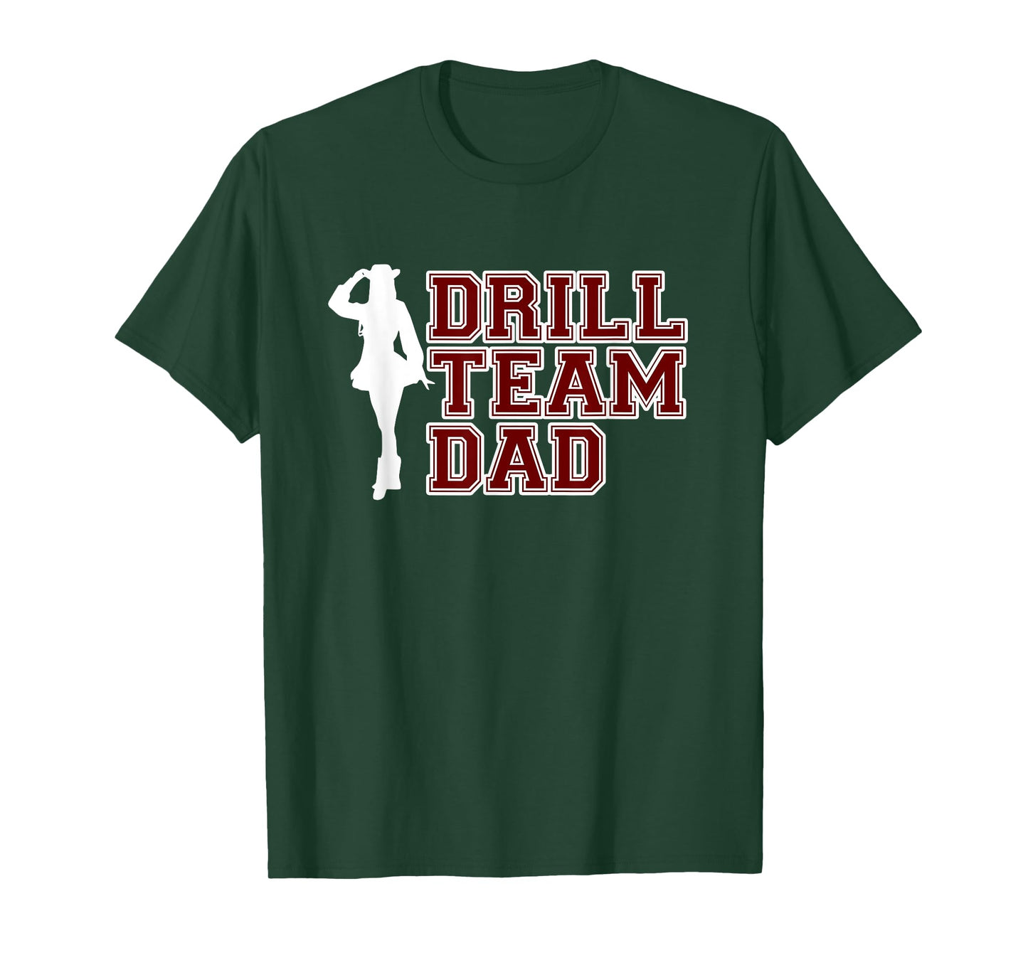 Drill Team Dad Color - Guard Dance Cheerleading T-Shirt