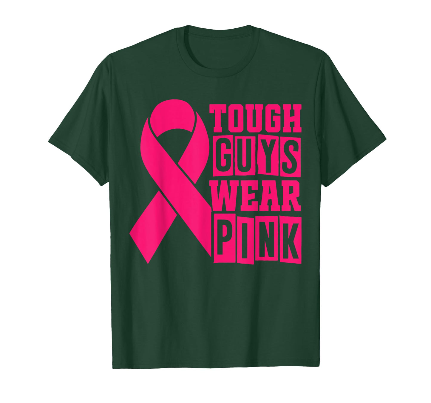Breast Cancer Supporters - Tough Guys Wear Pink T-Shirt