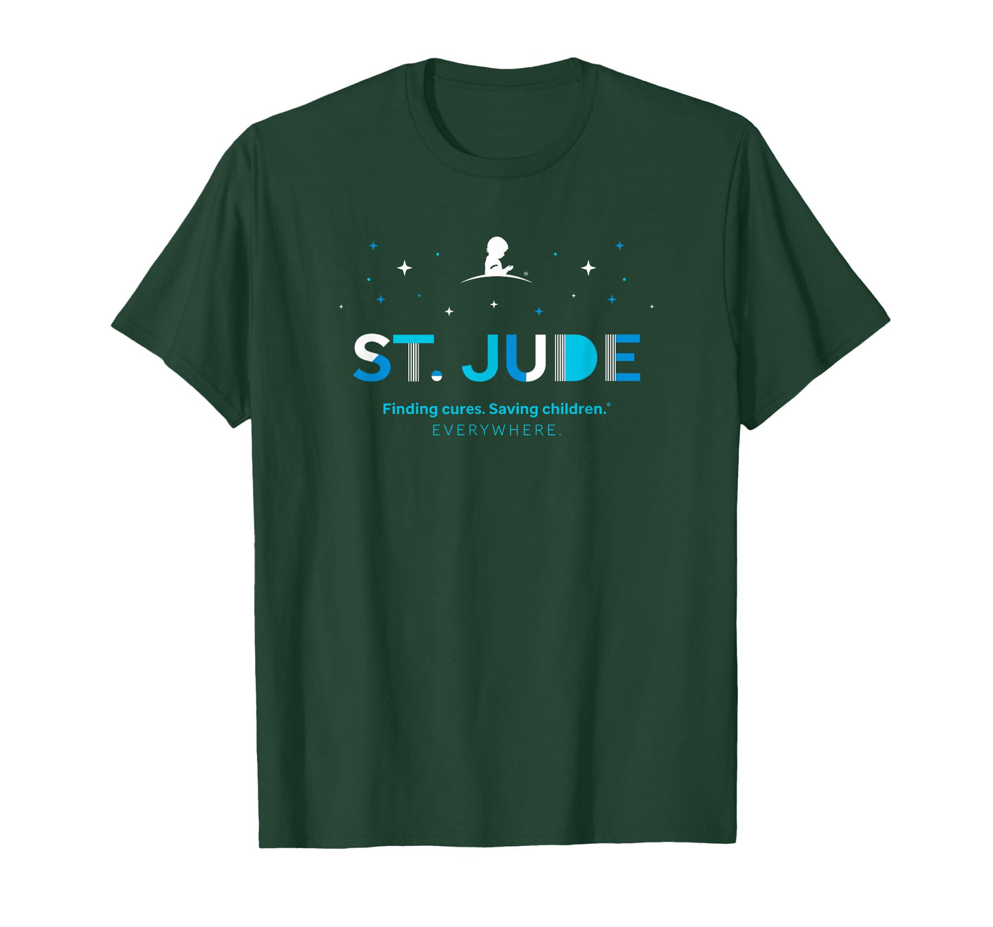 St. Jude "Finding Cures. Saving Children. EVERYWHERE" Block T-Shirt