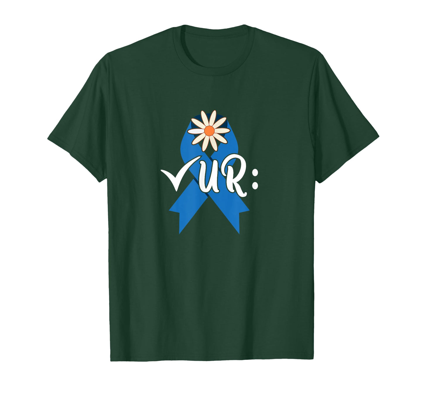 Check Your Colon Colonoscopies Colon Cancer Awareness Women T-Shirt