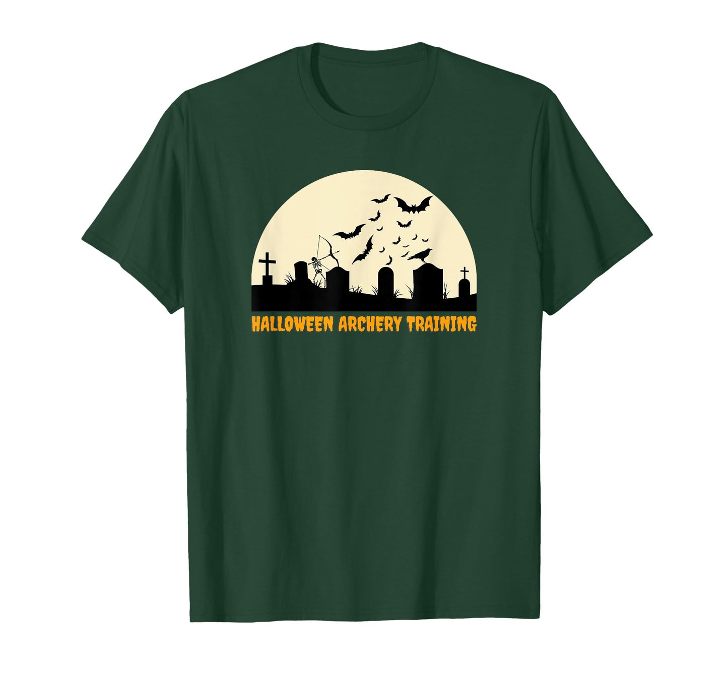 Halloween Archery Bow and Arrows Man Women Funny Tee T-Shirt