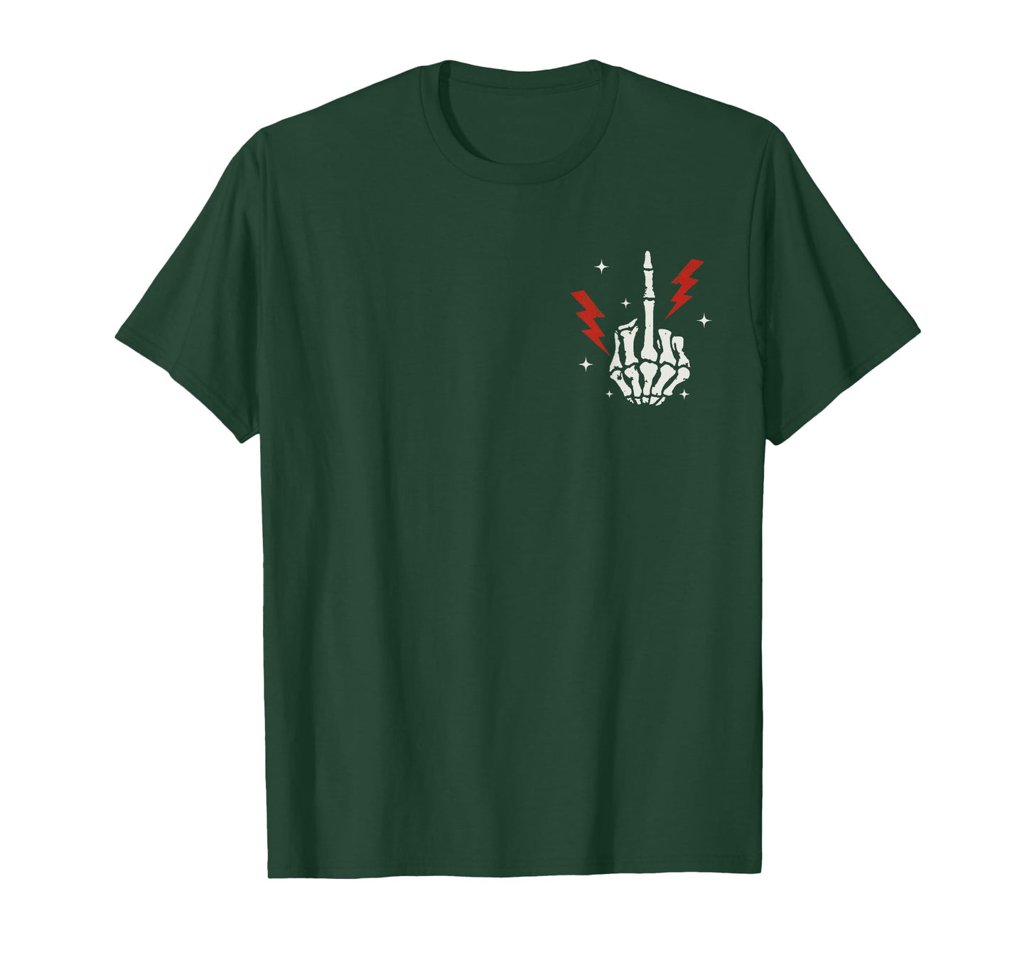 I Match Energy So How We Gon Act Today Skeleton Hand 2 Sided T-Shirt