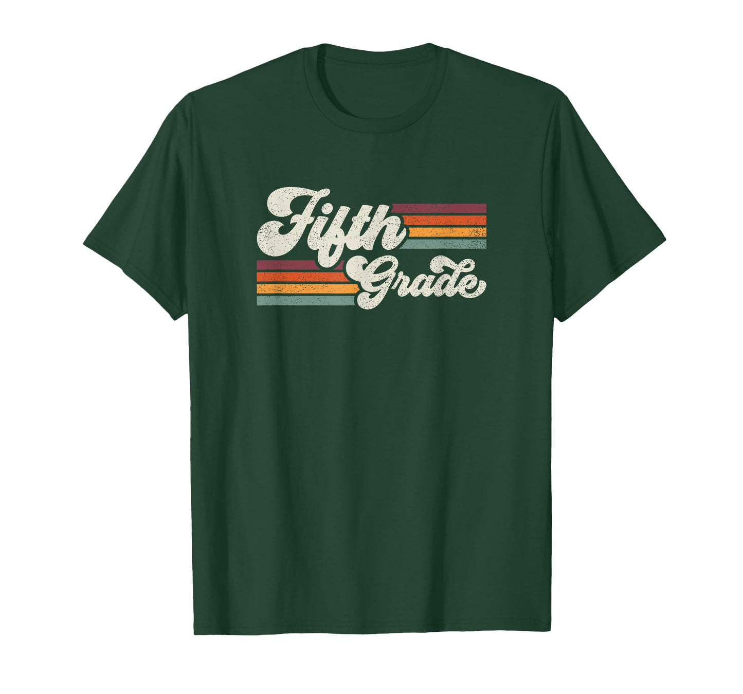 Retro Fifth Grade Teacher Back To School T-Shirt