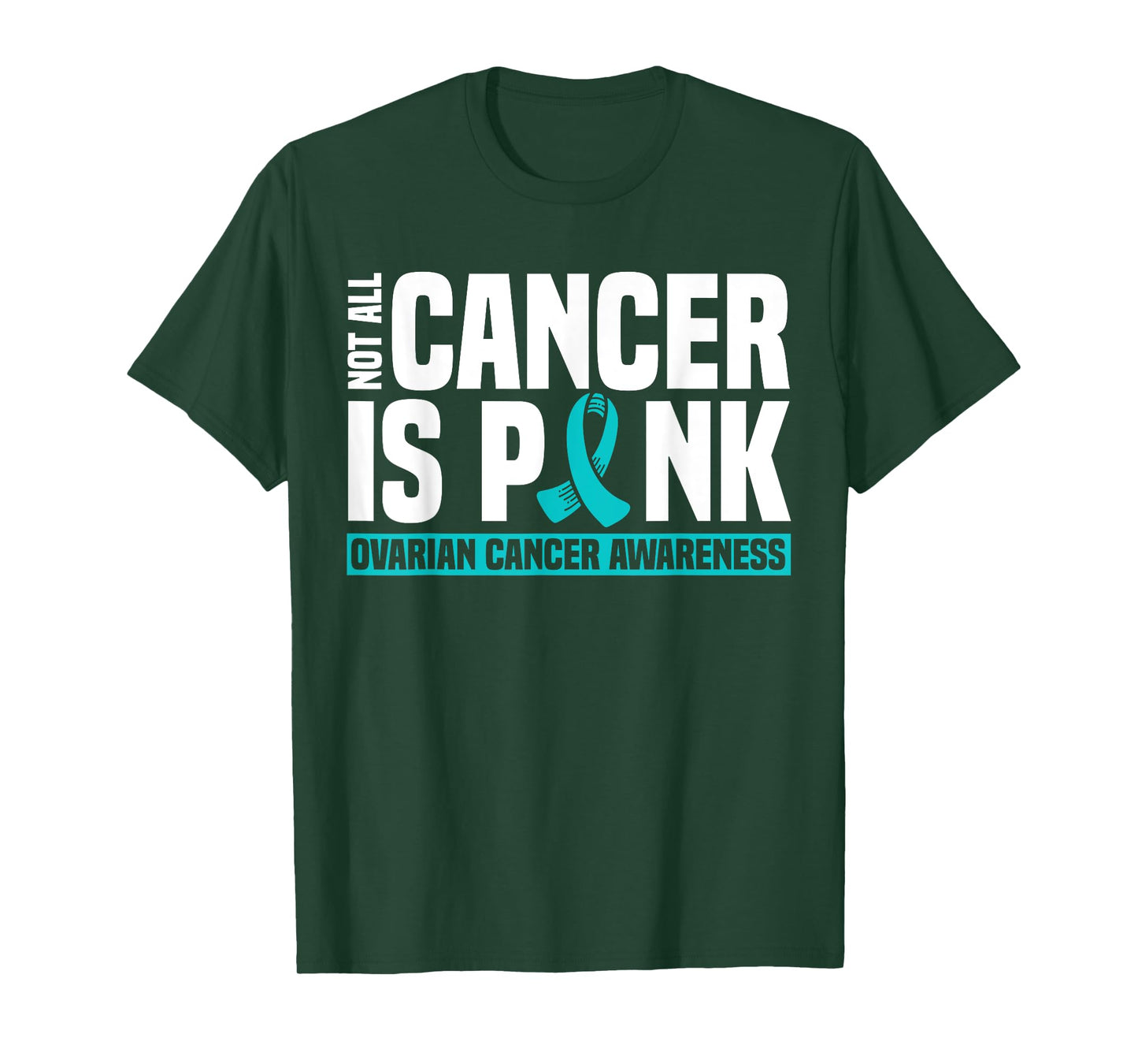 Ovarian Cancer Teal Awareness Ribbon Mother's Day T-Shirt