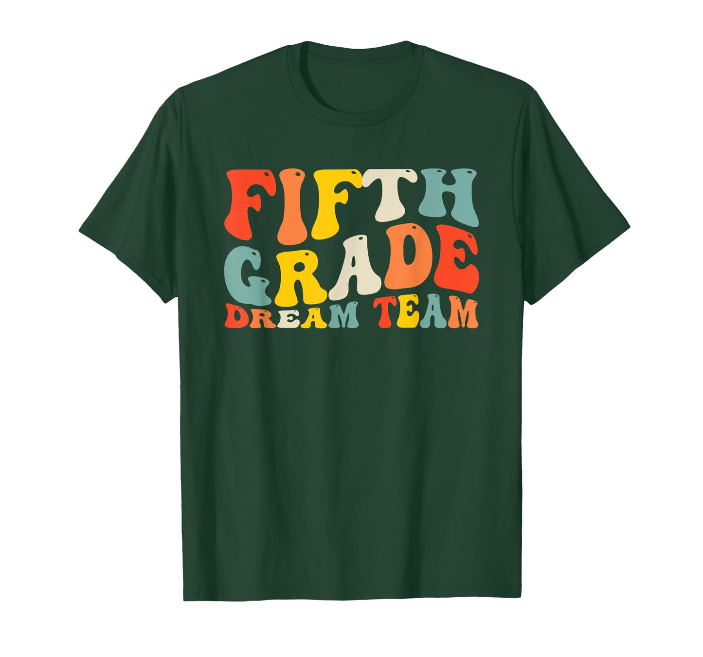 Back to School 5th Grade Dream Team Teacher Kids Fifth Grade T-Shirt